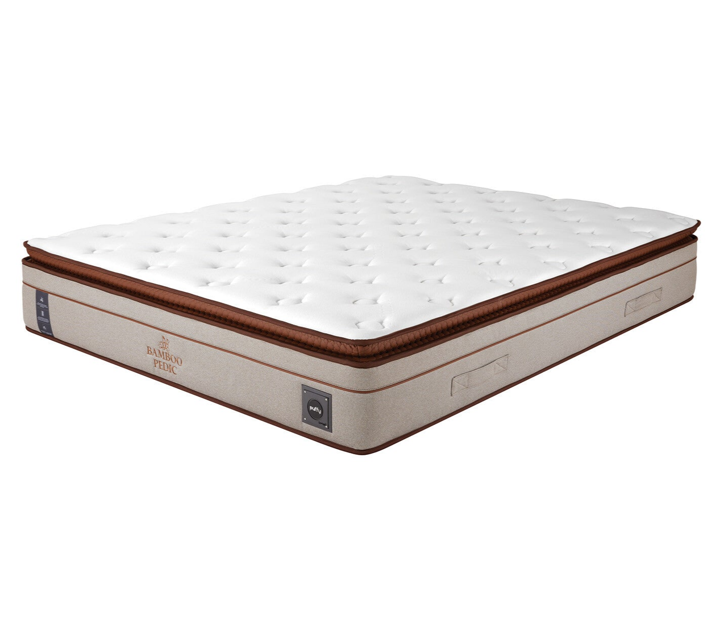 Матрак «Bamboo Pedic» с бамбукови влакна, с микрокапсули, с покет пружинна система, 34 см