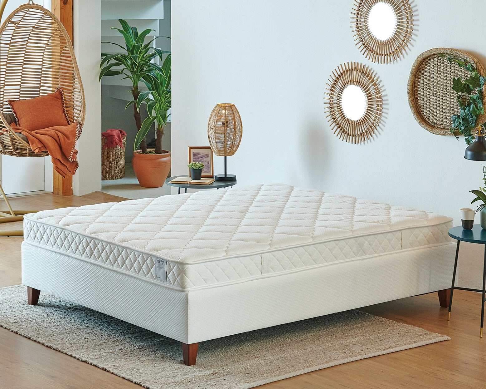 Матрак «Ergoflex» + алое вера, с DHT пружинна система, 18 см