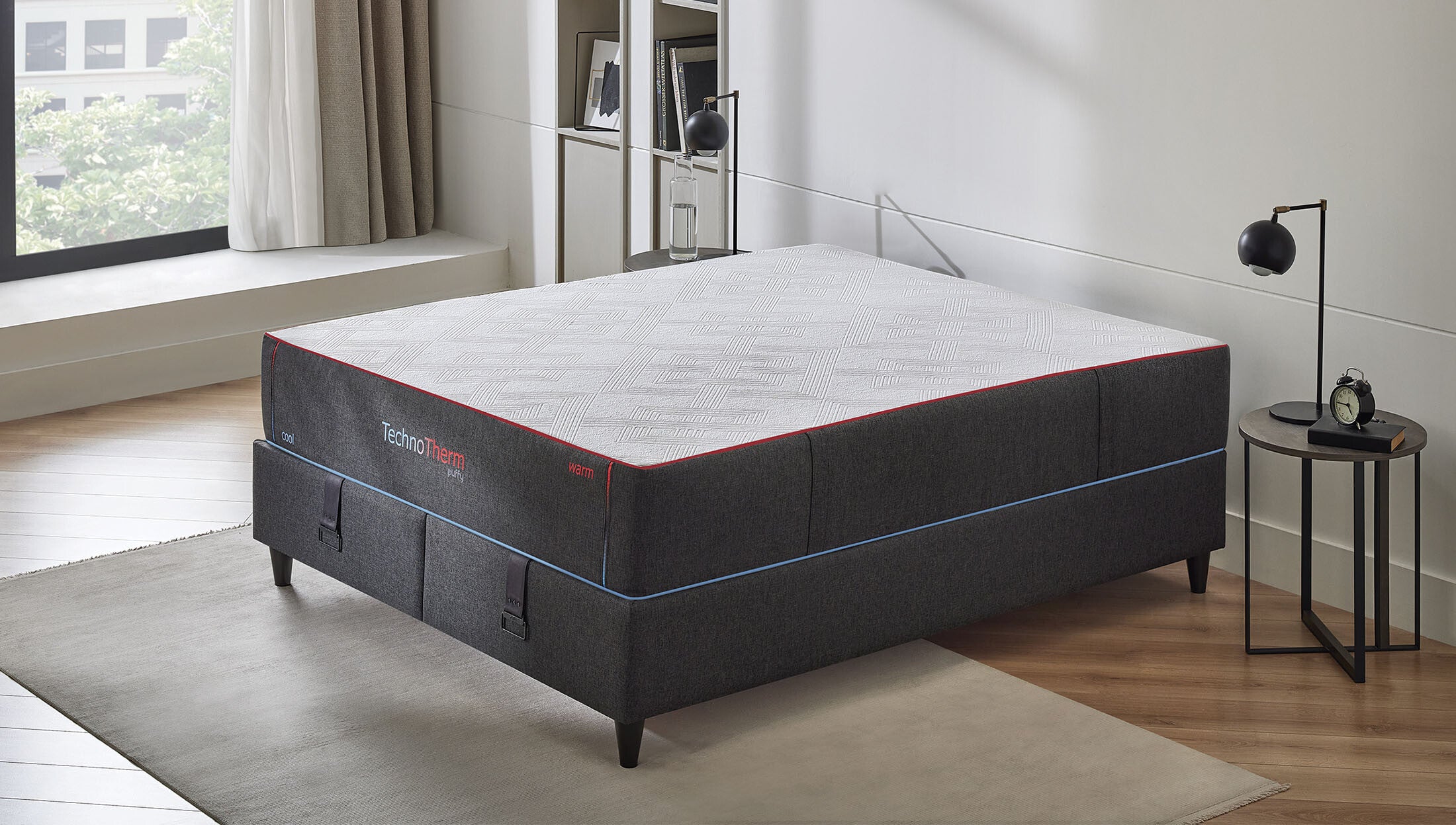 Матрак с WiFi «Techno Term» с технология Fresche, с покет пружинна система, 28 см