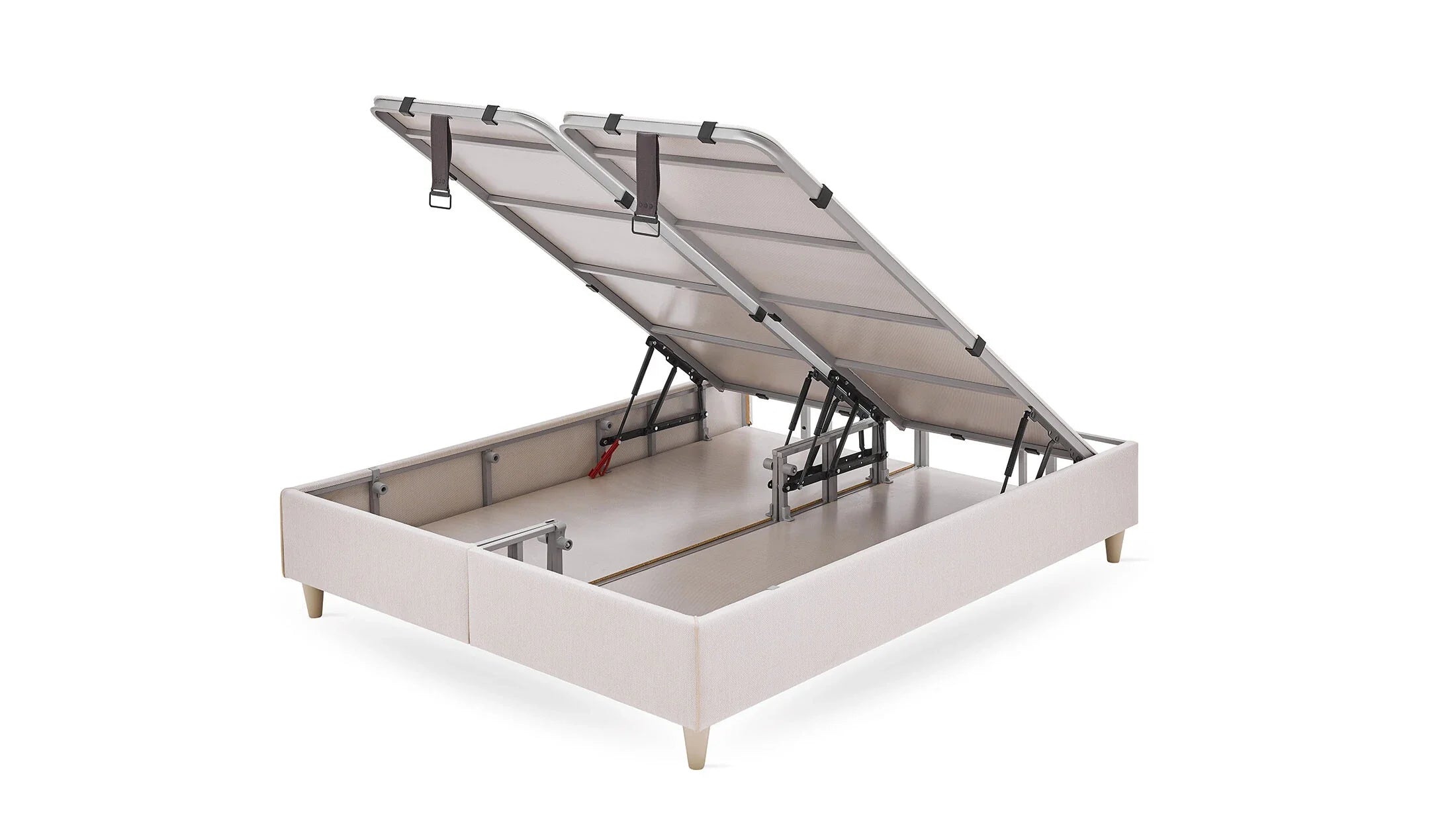 Тапицирано легло «Comfort plus» + Матрак и табла - с място за съхранение, матрак с технология Fresche