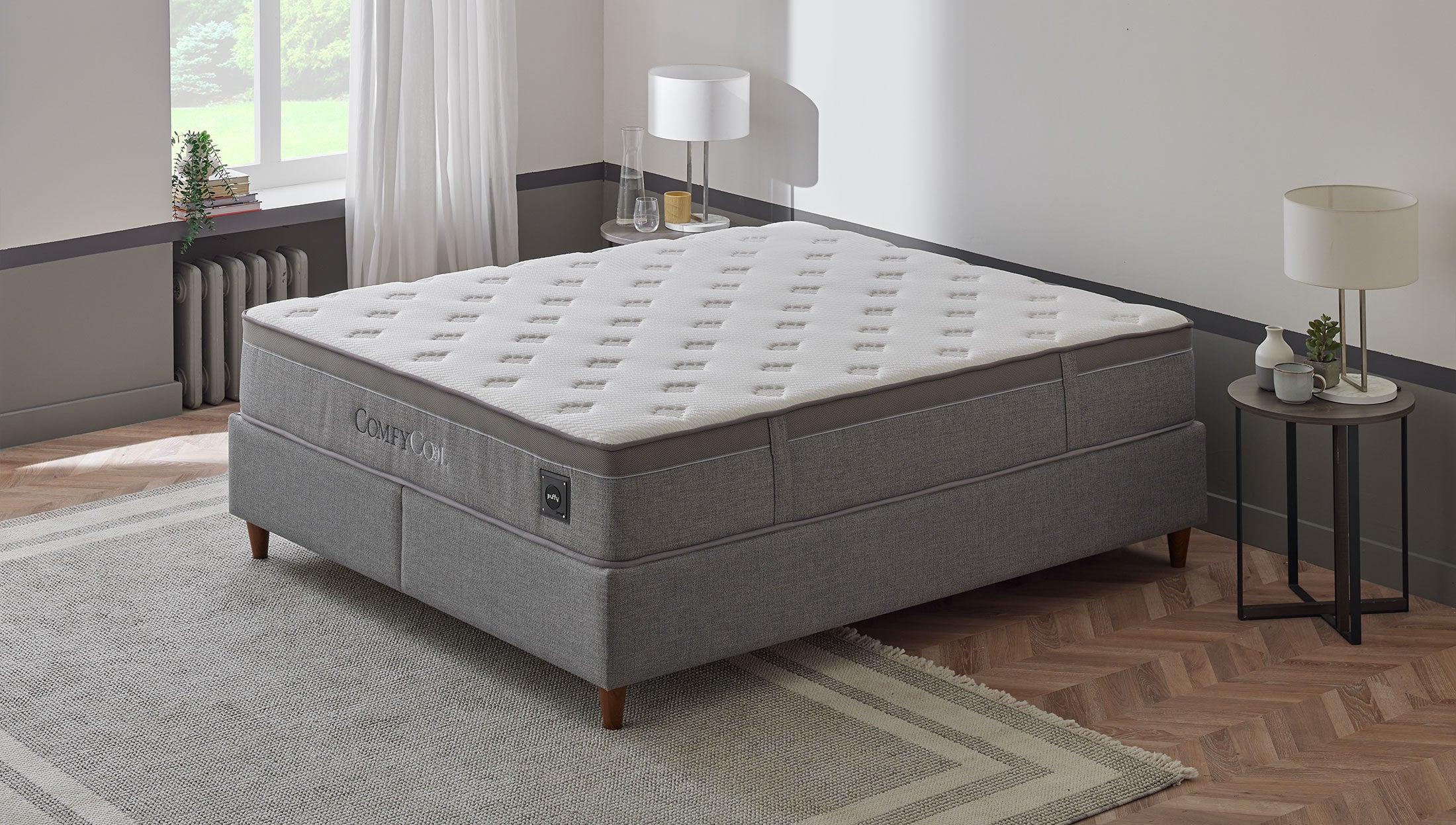 Матрак «Comfy Cool» с охлаждащ гел и алое вера, с покет пружинна система, 28 см