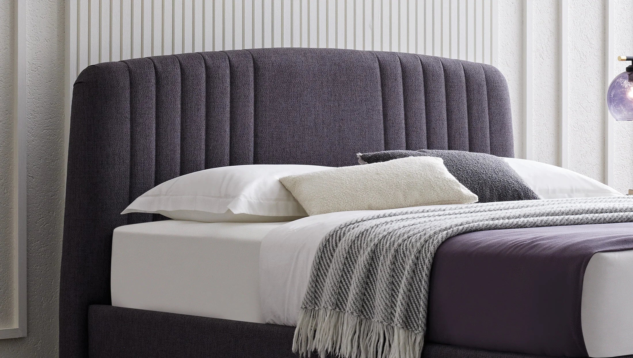 Тапицирана табла за легло «Silver»