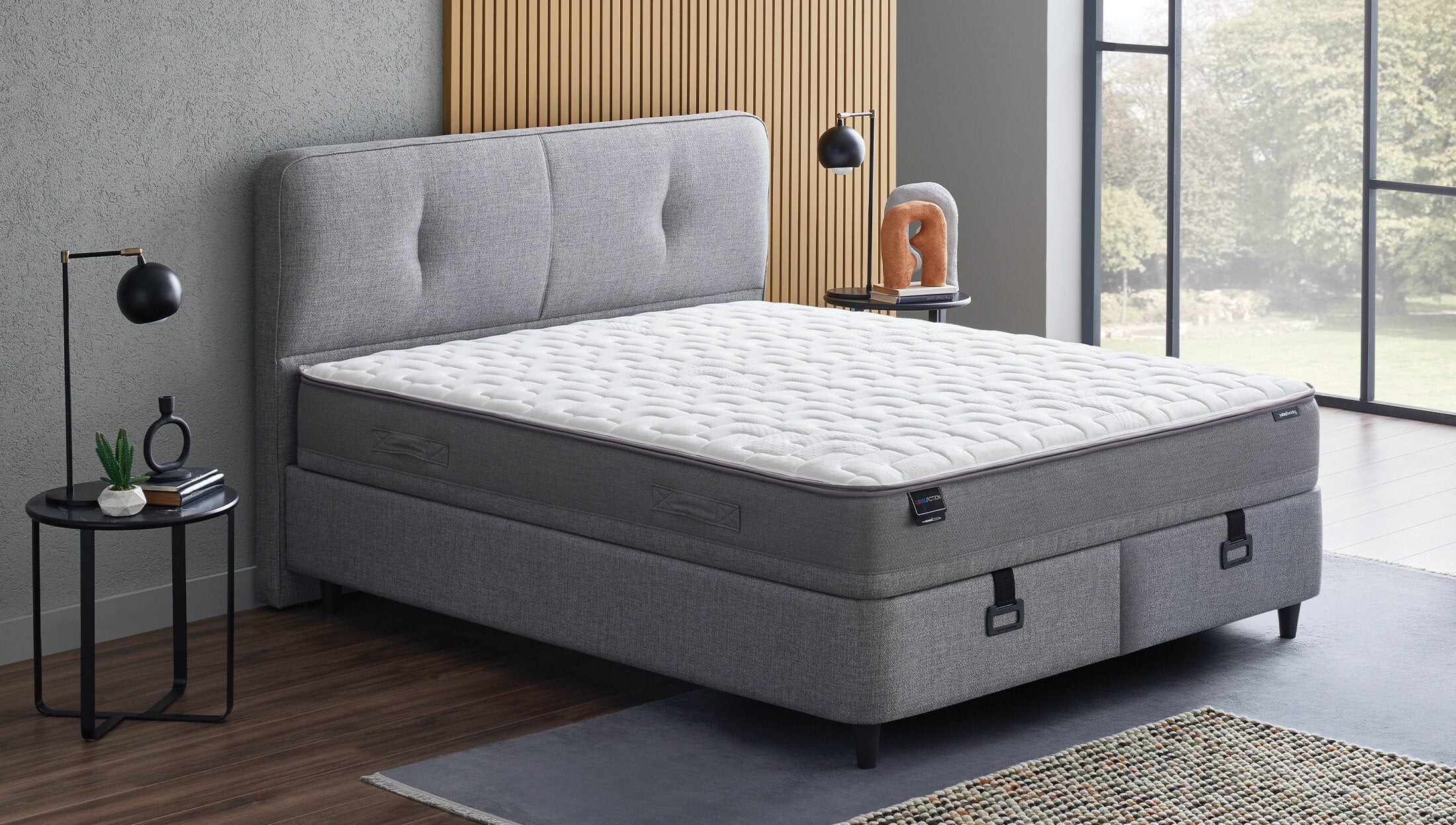 Тапицирана табла за легло «Cool Action»