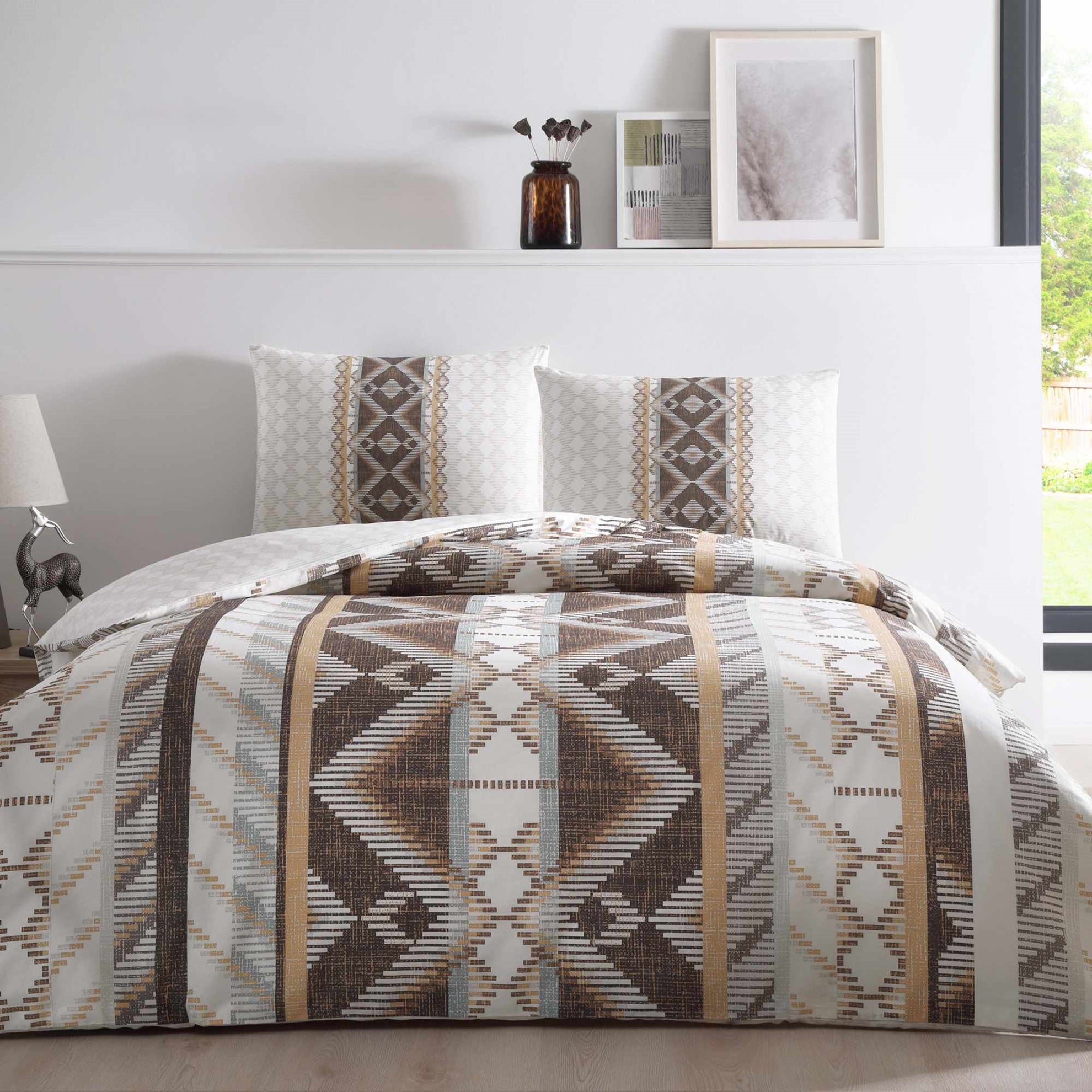 Единичен спален комплект «Ferlin» - 3 части, памук, ранфорс