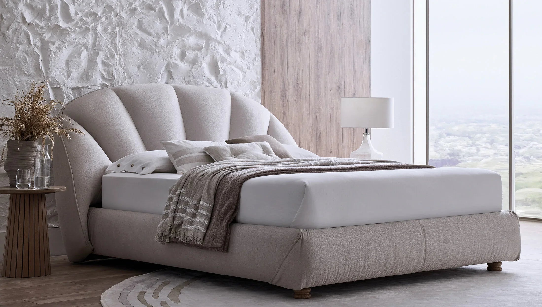 Тапицирана табла за легло «Natura Rest»