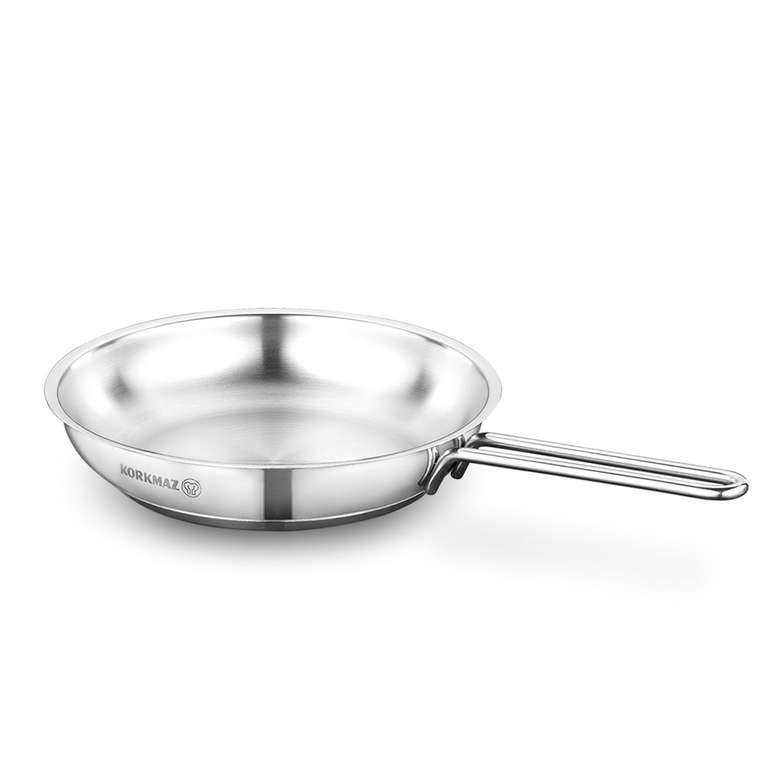 Дълбок тиган «A1081» индукция, неръждаема стомана