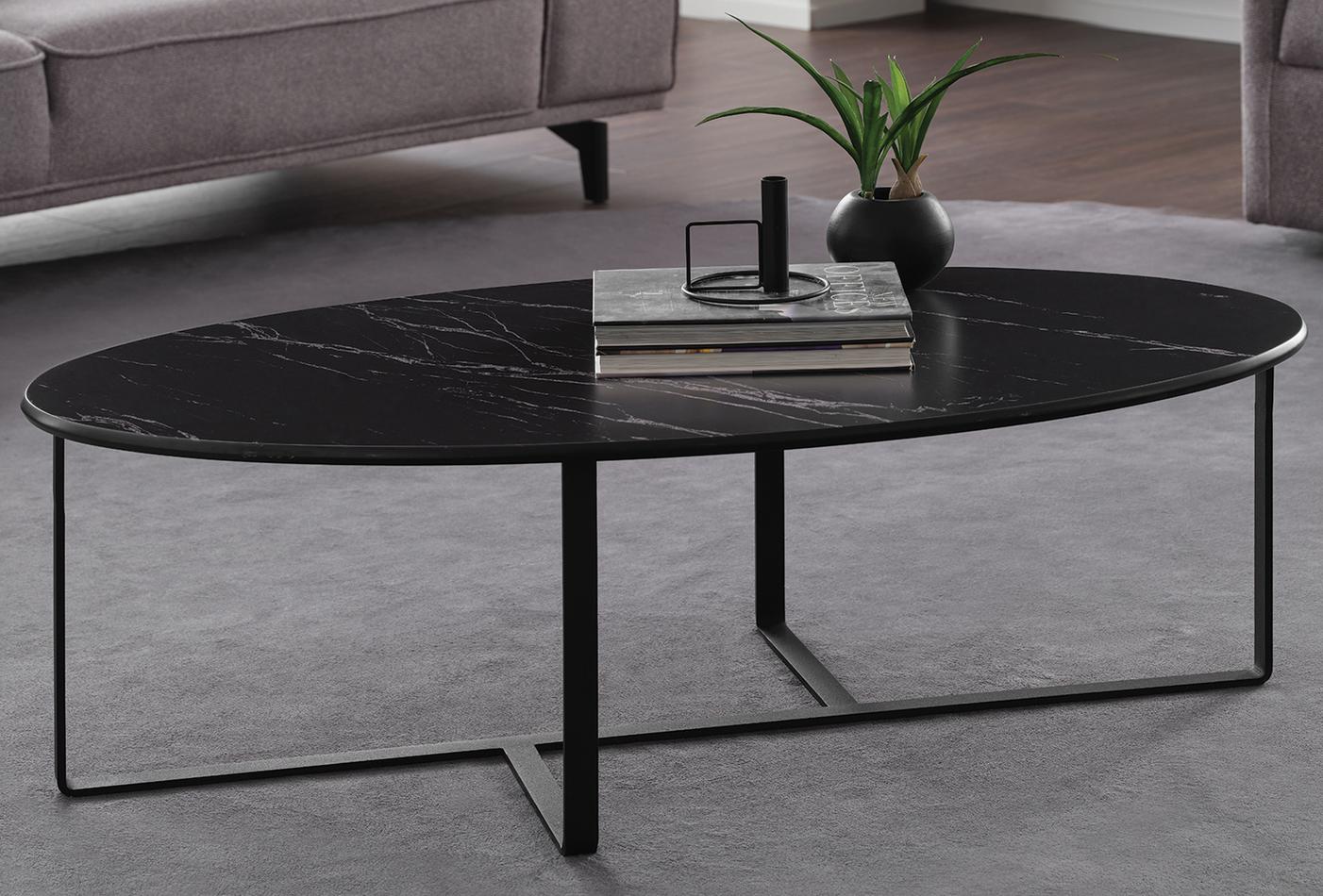 Холна маса «Padme Ellipse» с размер 125х40х69см