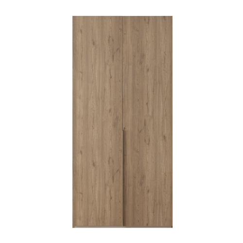 Двукрилен гардероб «Mona» - с осветление, чекмеджета, рафтове, ширина 105см