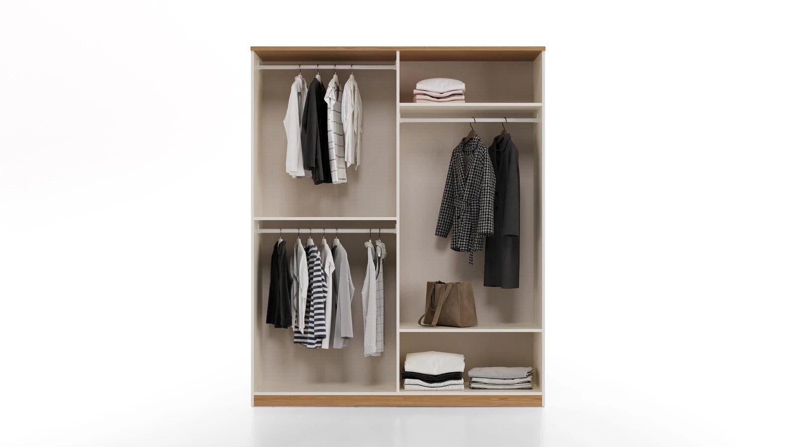 Четирикрилен гардероб «Marsana» с ширина 182см