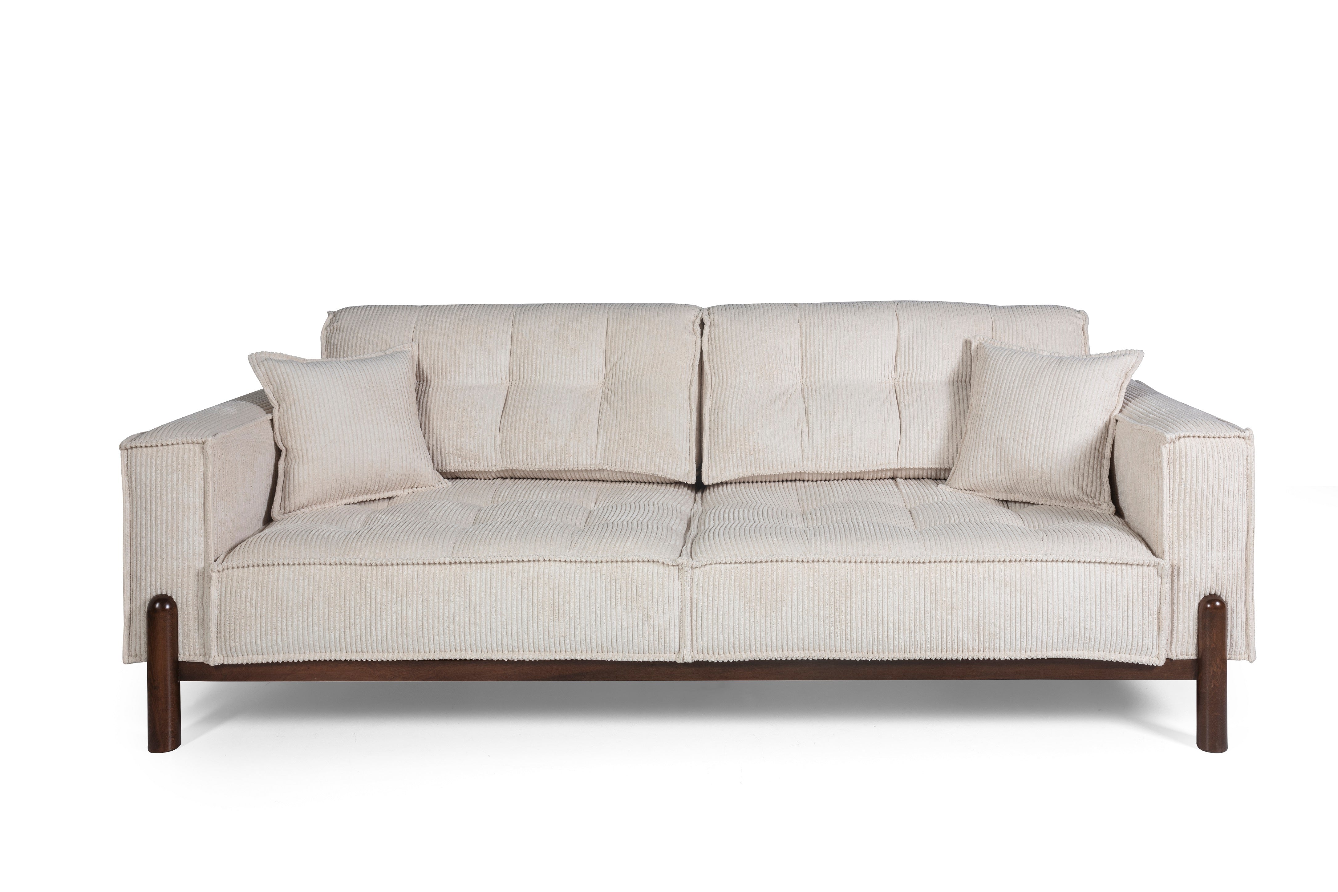 Триместен диван «Pamukkale» + 2 декоративни възглавници, ширина 233см