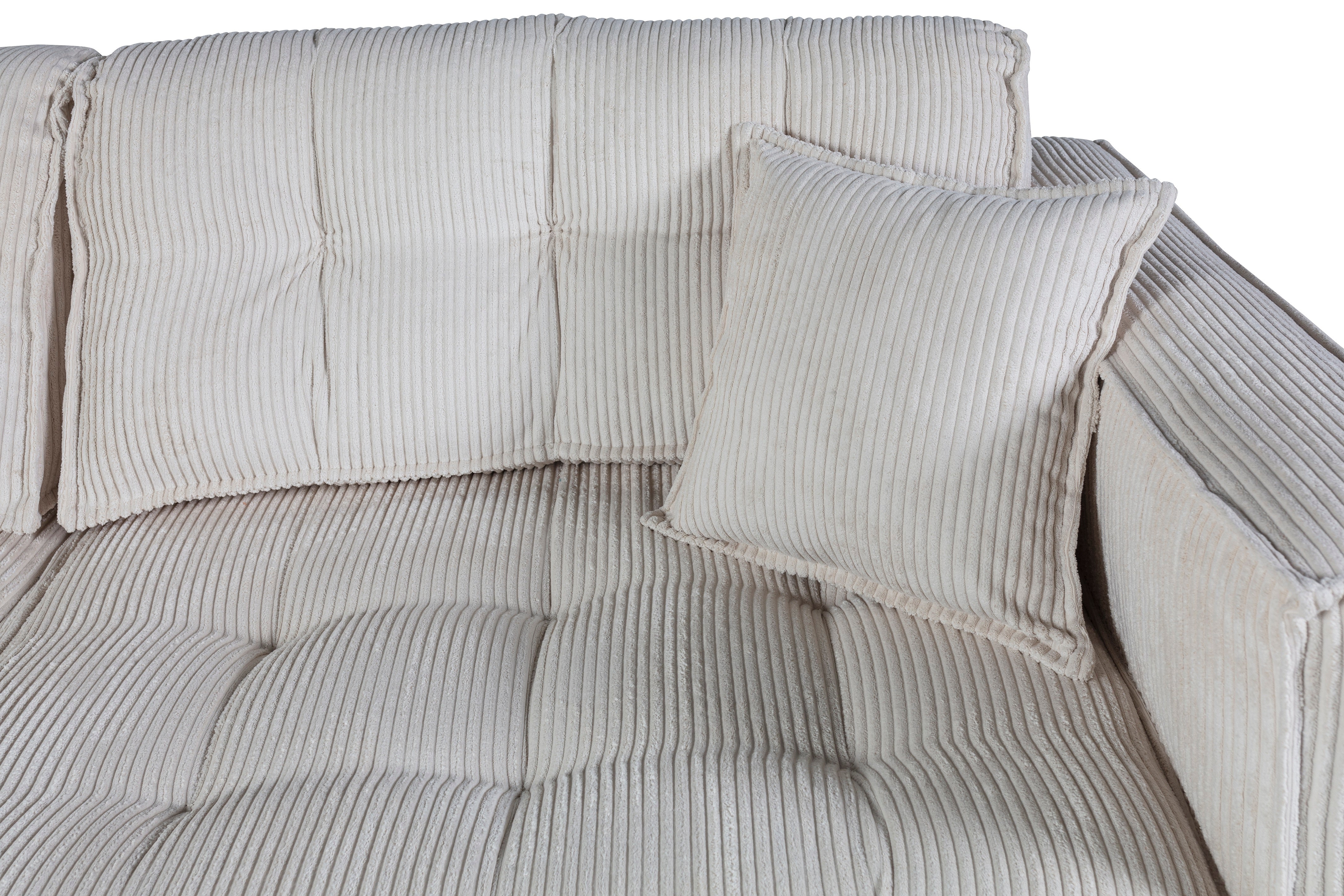 Триместен диван «Pamukkale» + 2 декоративни възглавници, ширина 233см