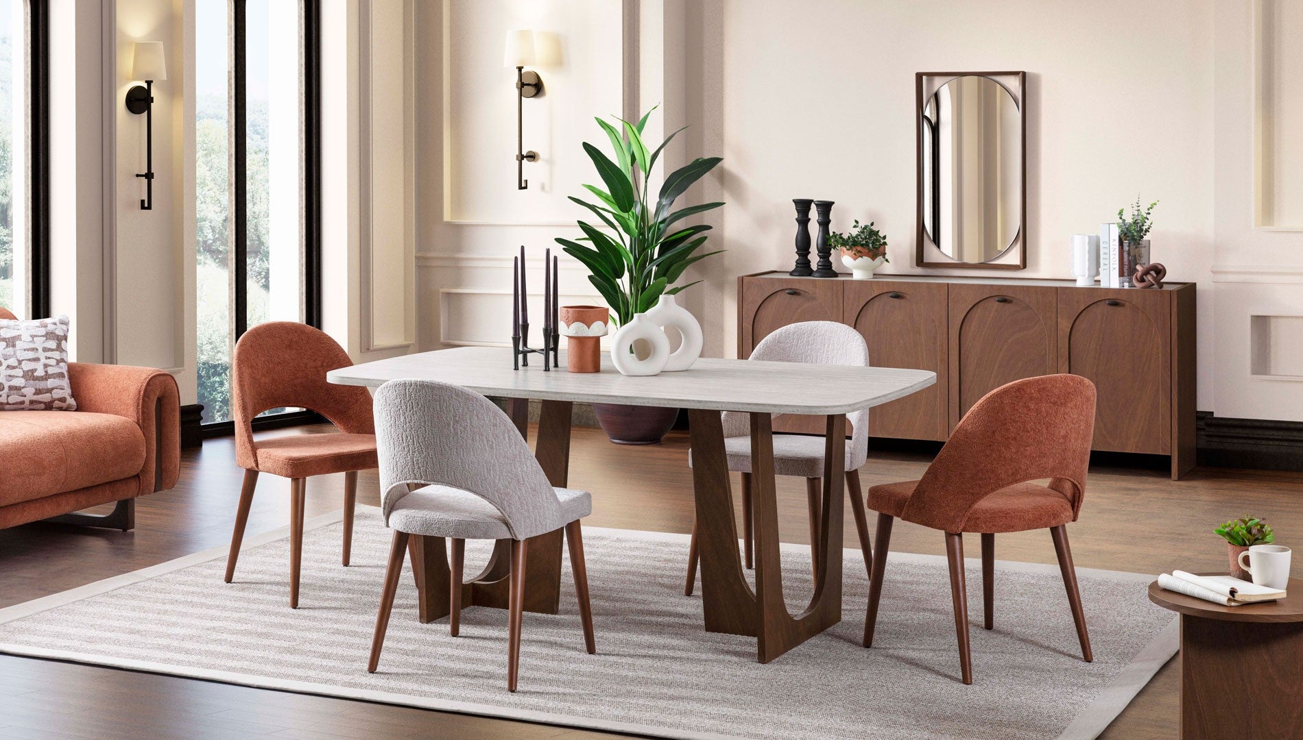 Трапезна маса «Malaga» с размер 175х75х95см