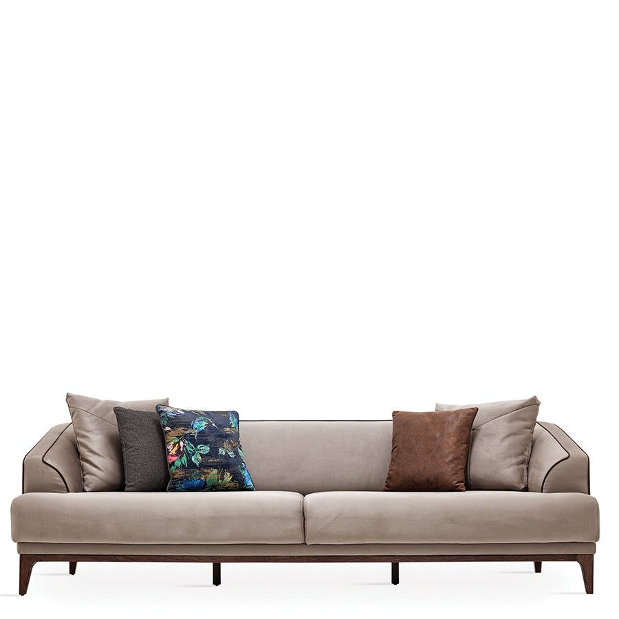 Tриместен диван «Talin» + декоративни възглавници, ширина 252см