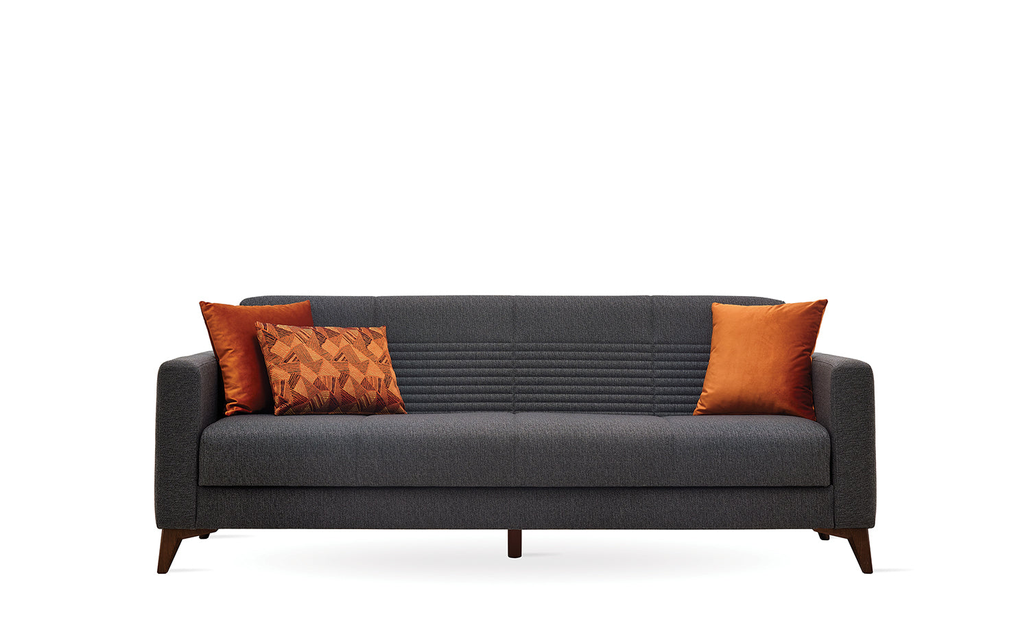 Tриместен разтегателен диван «Nola» + 3 декоративни възглавници, ширина 209см