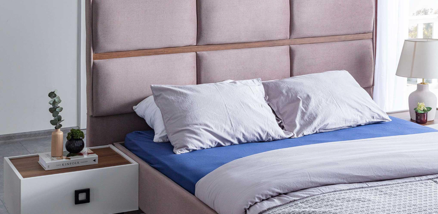 Тапицирана табла за легло «Mayra»