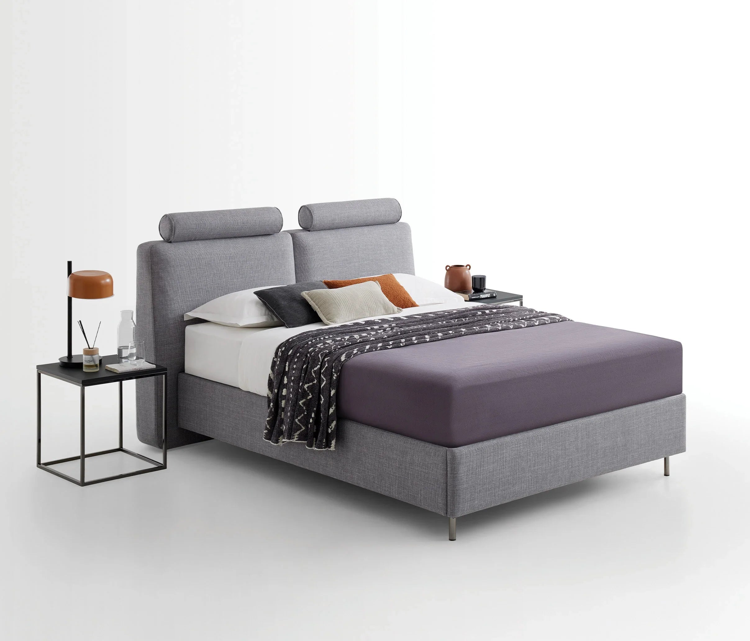 Тапицирано легло «Barte» + Матрак «Prestige Prime» + табла «Prestige Prime» с място за съхранение, матрак с антибактериална технология