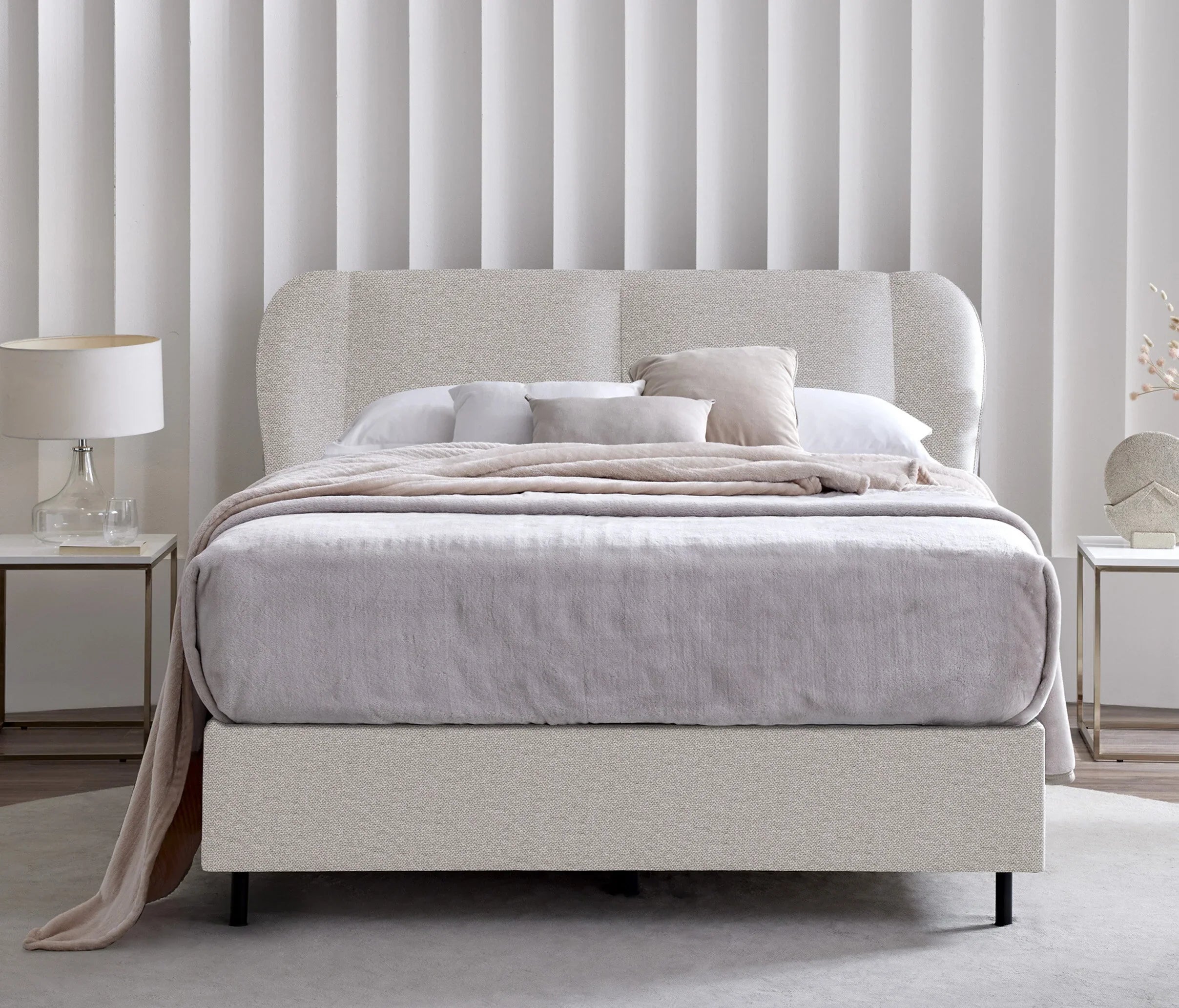 Тапицирано легло «Marlin» + табла - с място за съхранение, повдигащ механизъм, система за безшумно затваряне