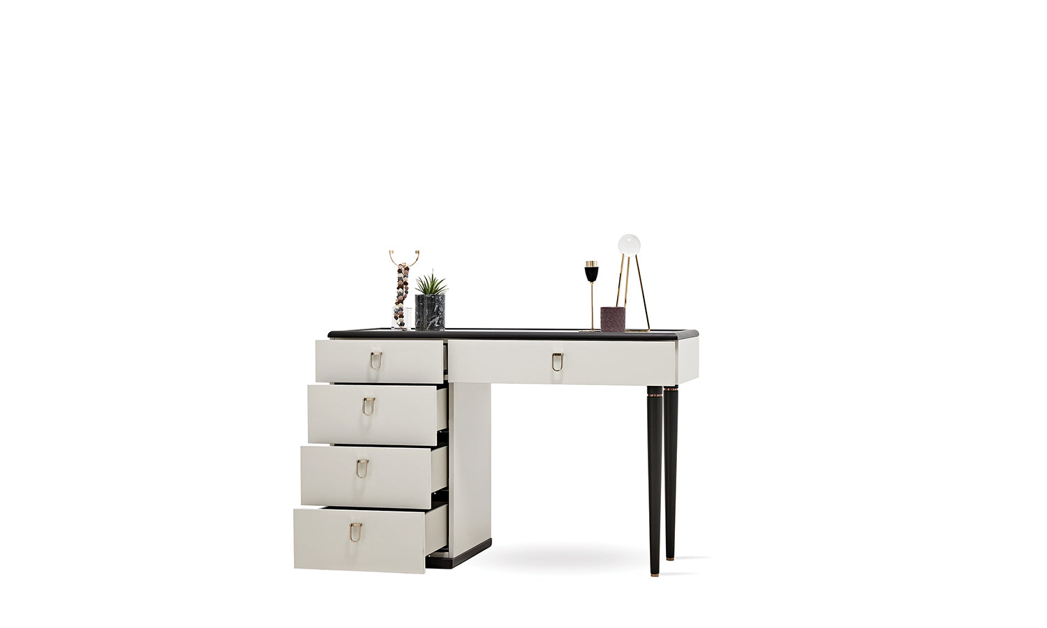 Тоалетка «Eterna» + пет чекмеджета, размер 123х85х48см