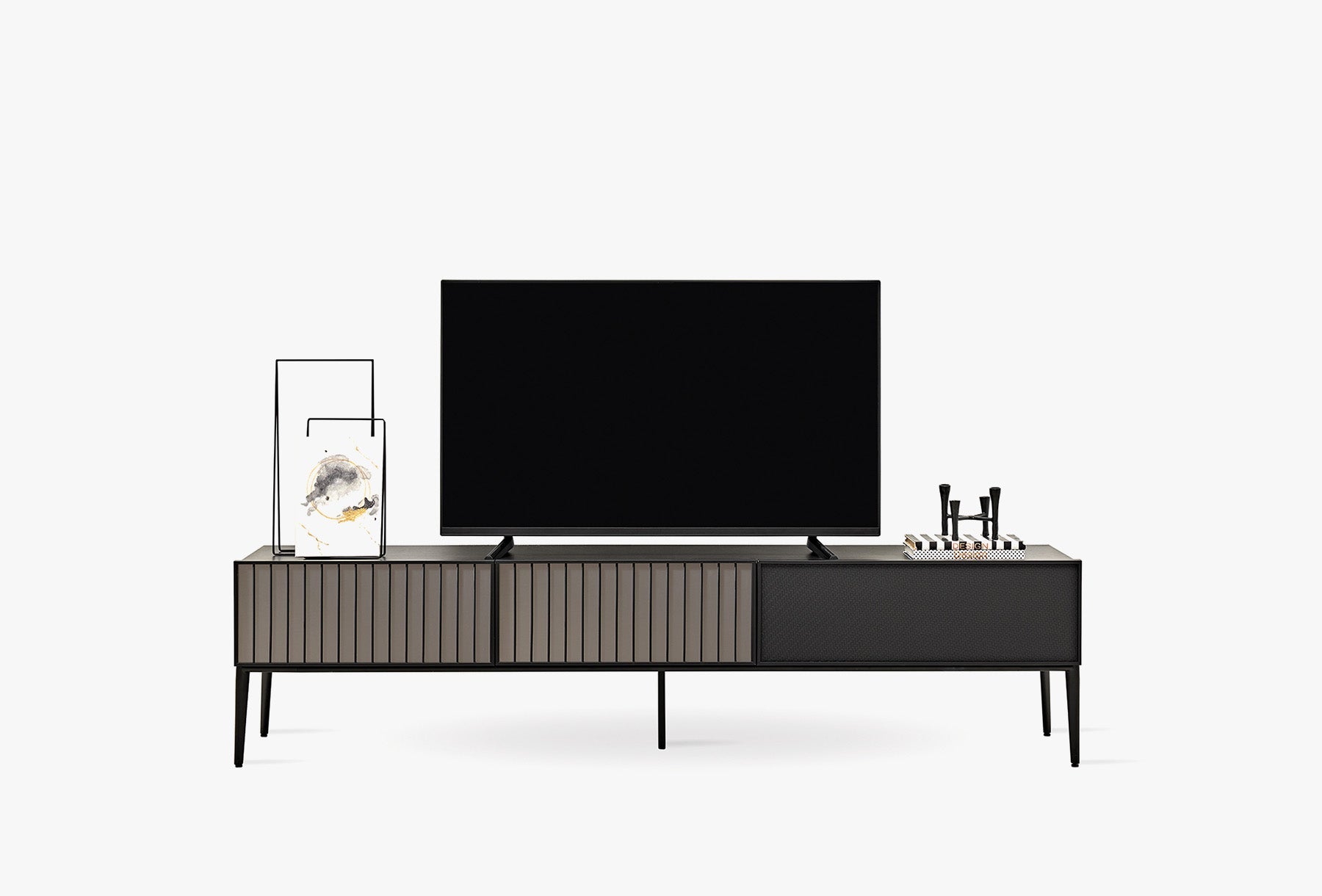 ТВ шкаф «Riga» с крачета, с размер 209х50х48см