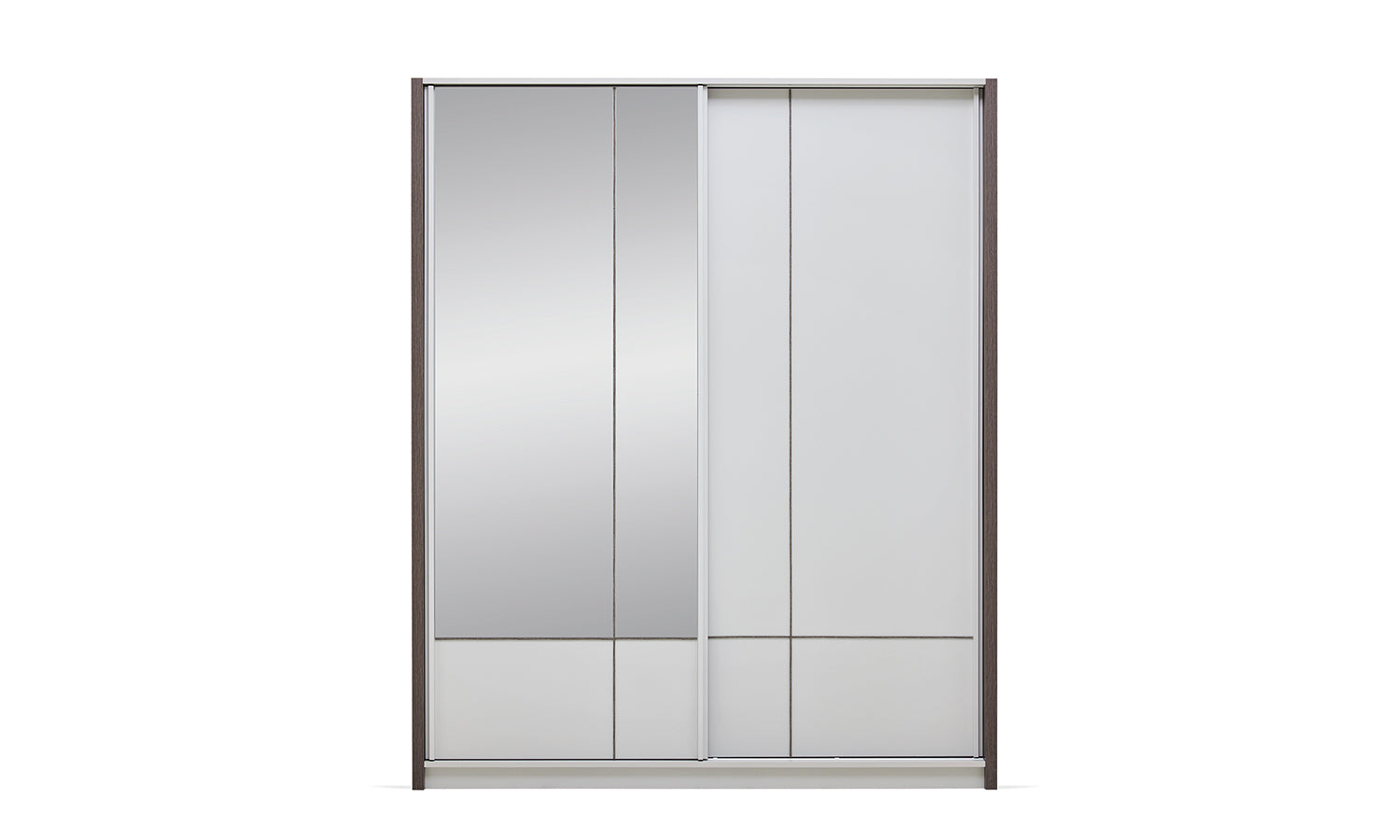 Гардероб с плъзгащи врати «Morel» с огледална врата, ширина 180 или 220см