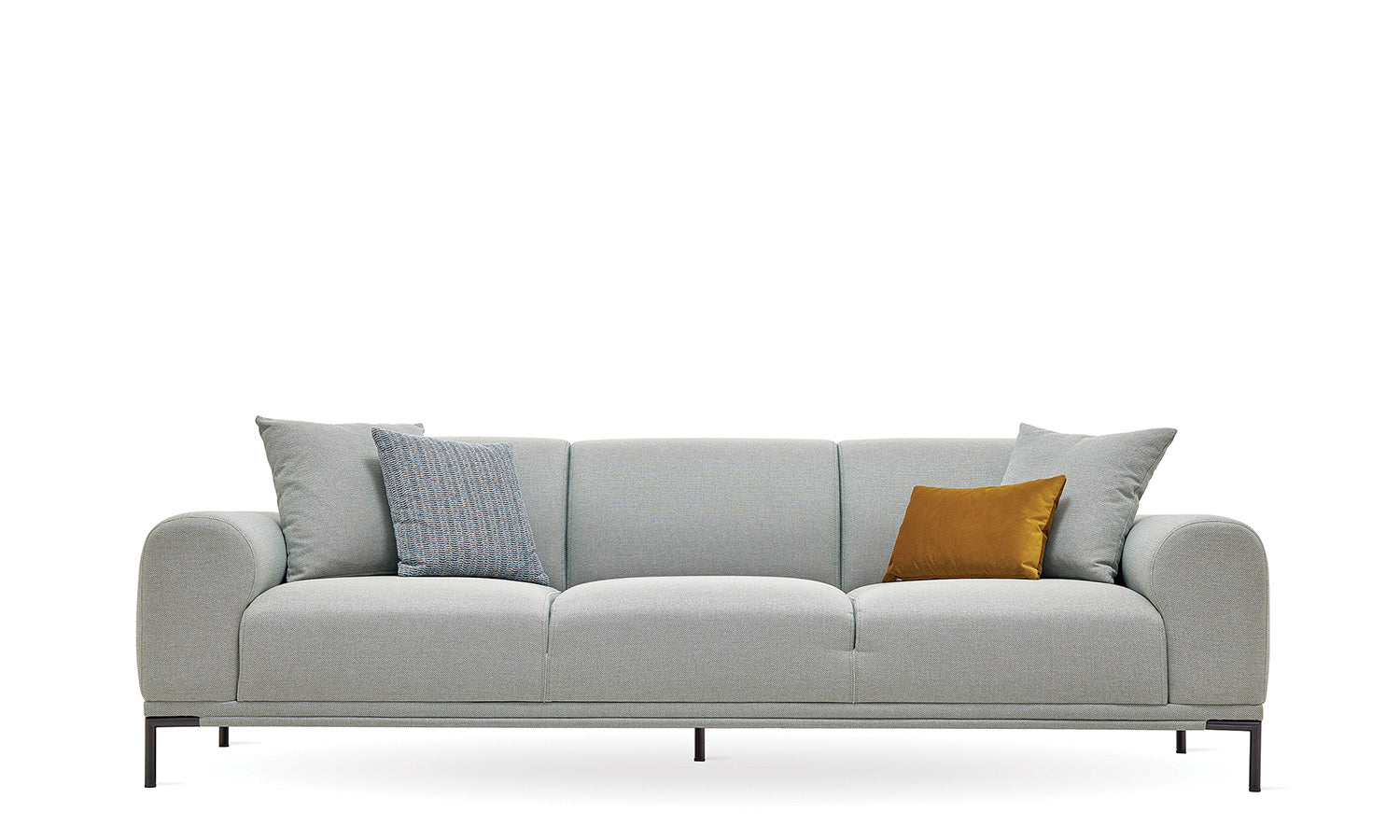 Tриместен диван «Marlet» + 4 декоративни възглавници, ширина 264см