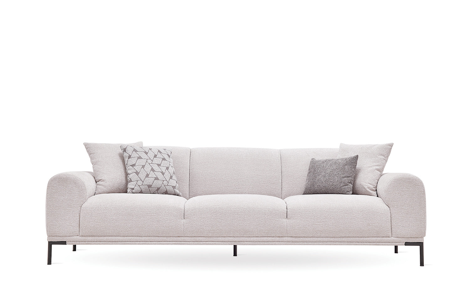 Tриместен диван «Marlet» + 4 декоративни възглавници, ширина 264см