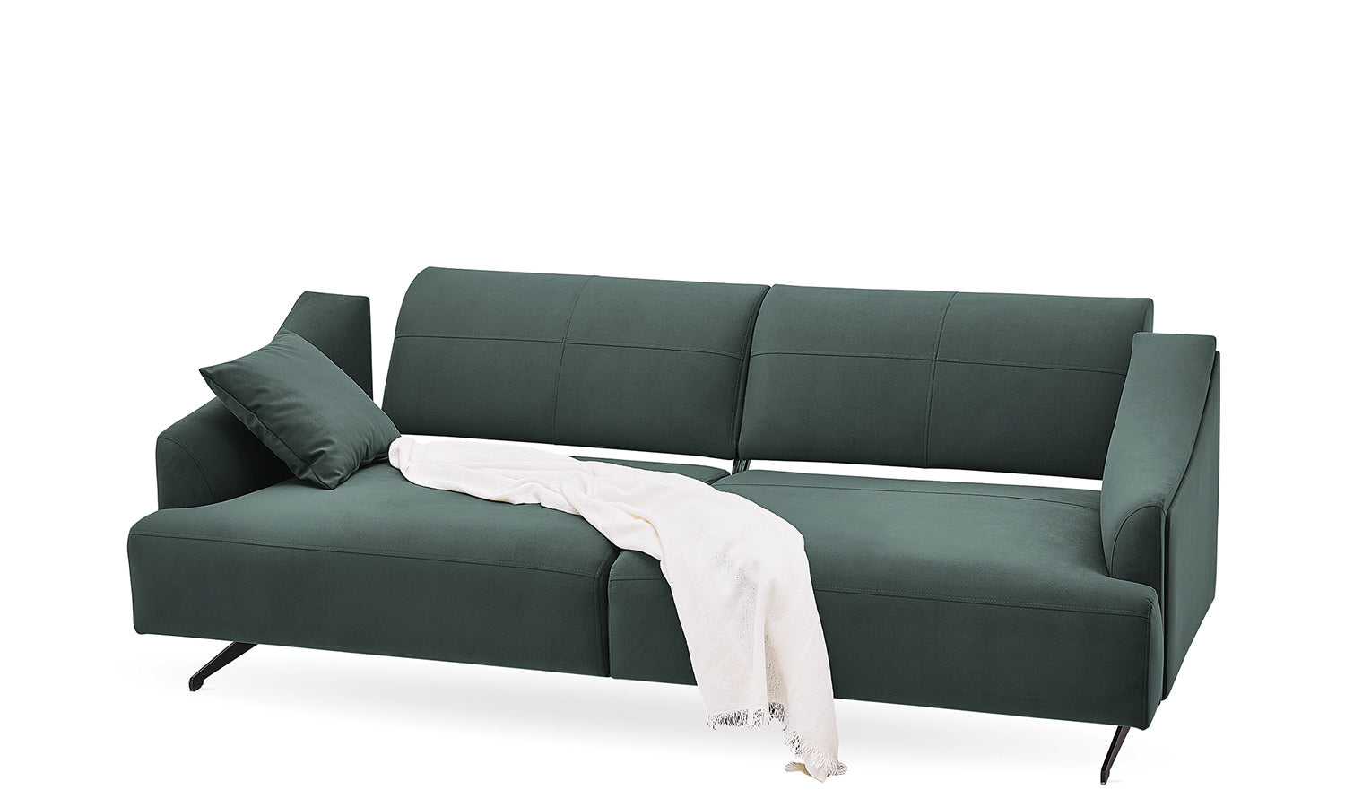 Tриместен разтегателен диван «Agata» + 4 декоративни възглавници, ширина 233см