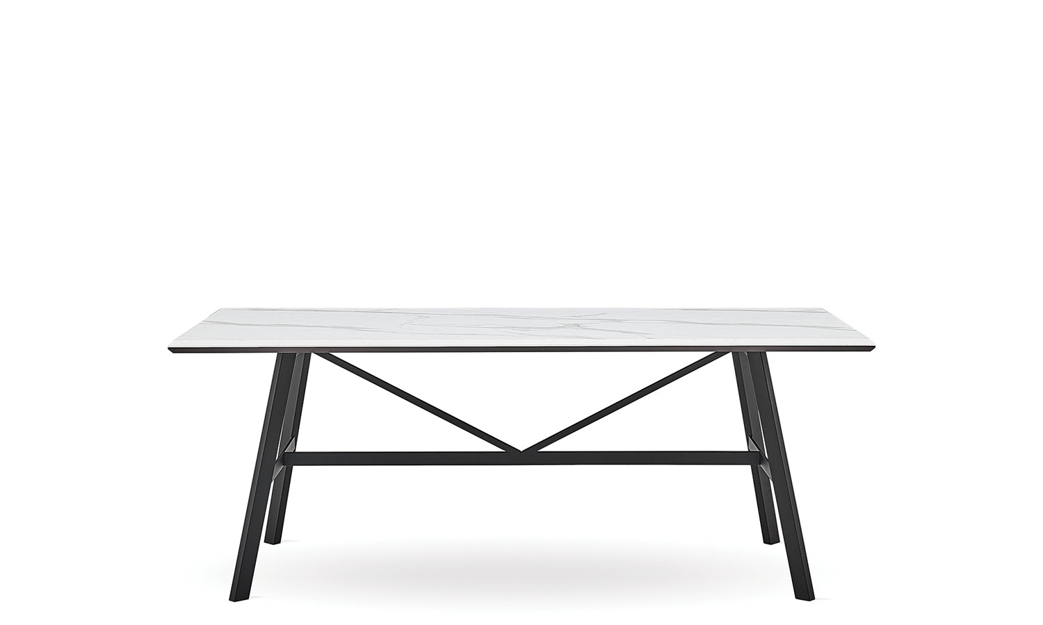 Tрапезна маса «Agata Metal» с размер 200х76х90см