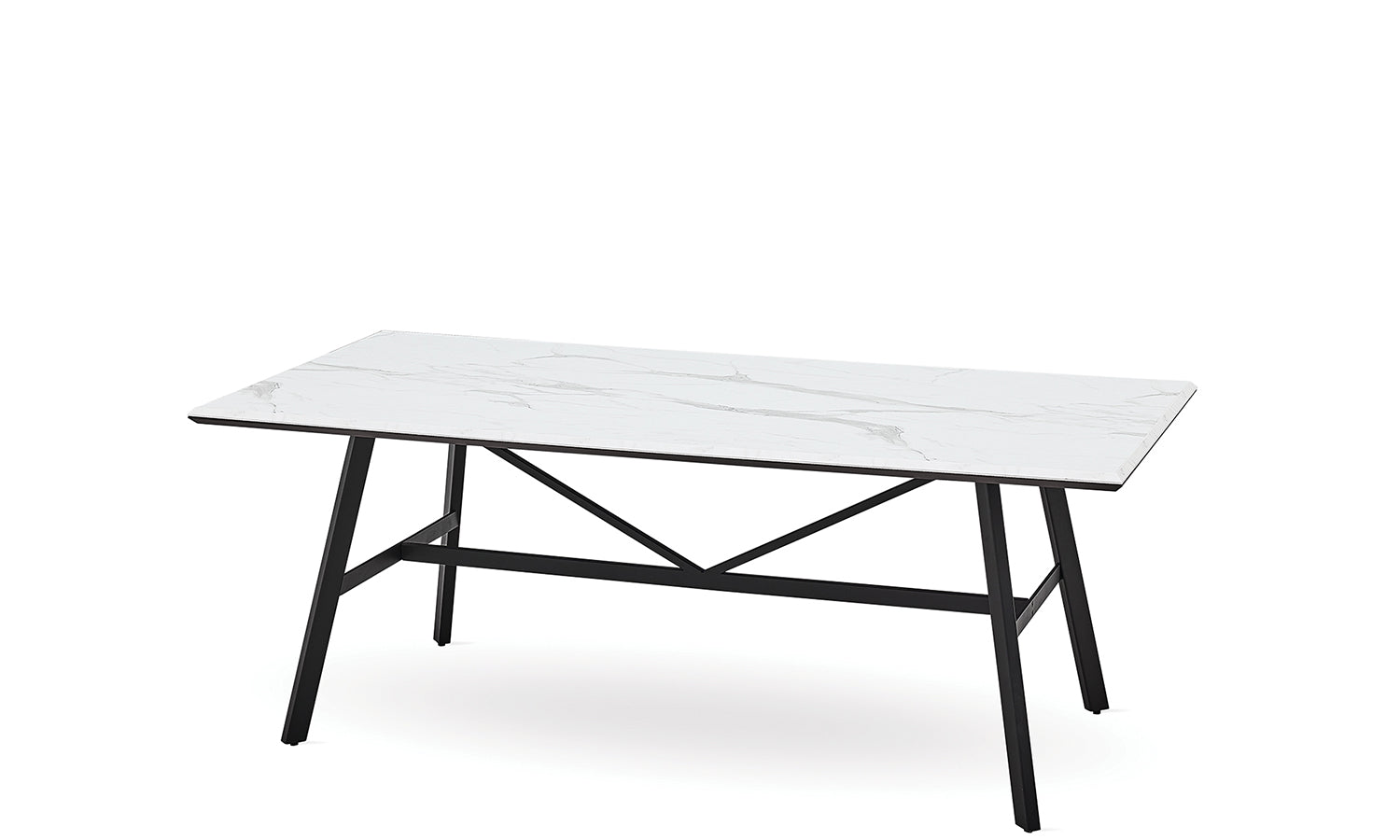 Tрапезна маса «Agata Metal» с размер 200х76х90см