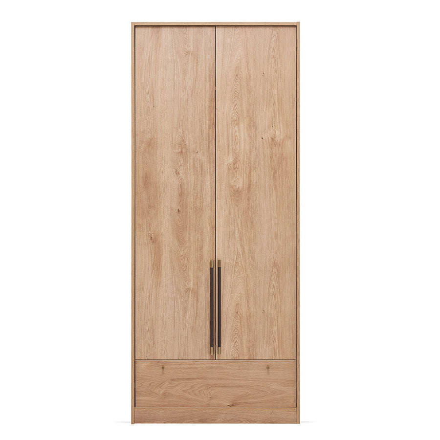 Двукрилен гардероб «Helis Teen» - чекмеджета, ширина 93см