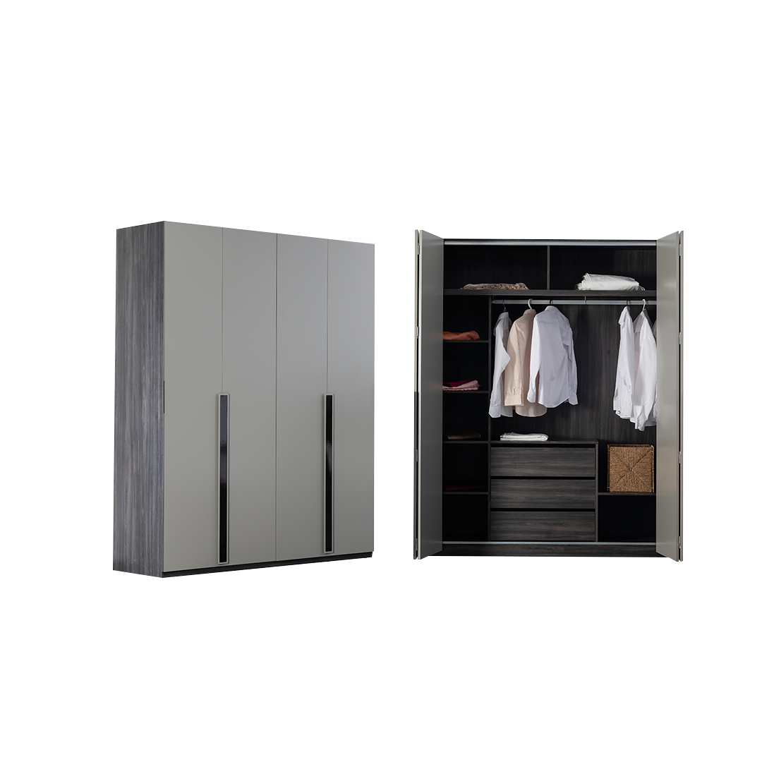 Четирикрилен гардероб «Adessa» - ширина 202см