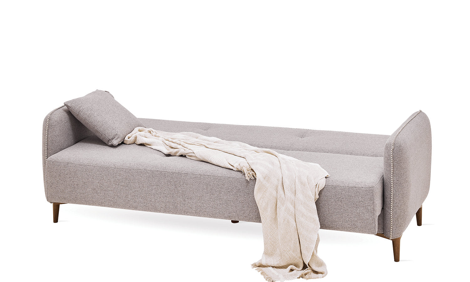 Tриместен разтегателен диван «Pond» + 3 декоративни възглавници, ширина 206см