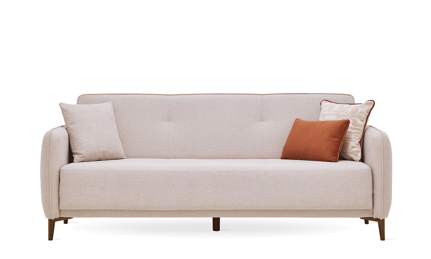 Tриместен разтегателен диван «Pond» + 3 декоративни възглавници, ширина 206см