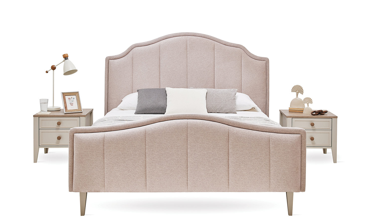 Тапицирано легло «Rio» с допълнителна предна табла