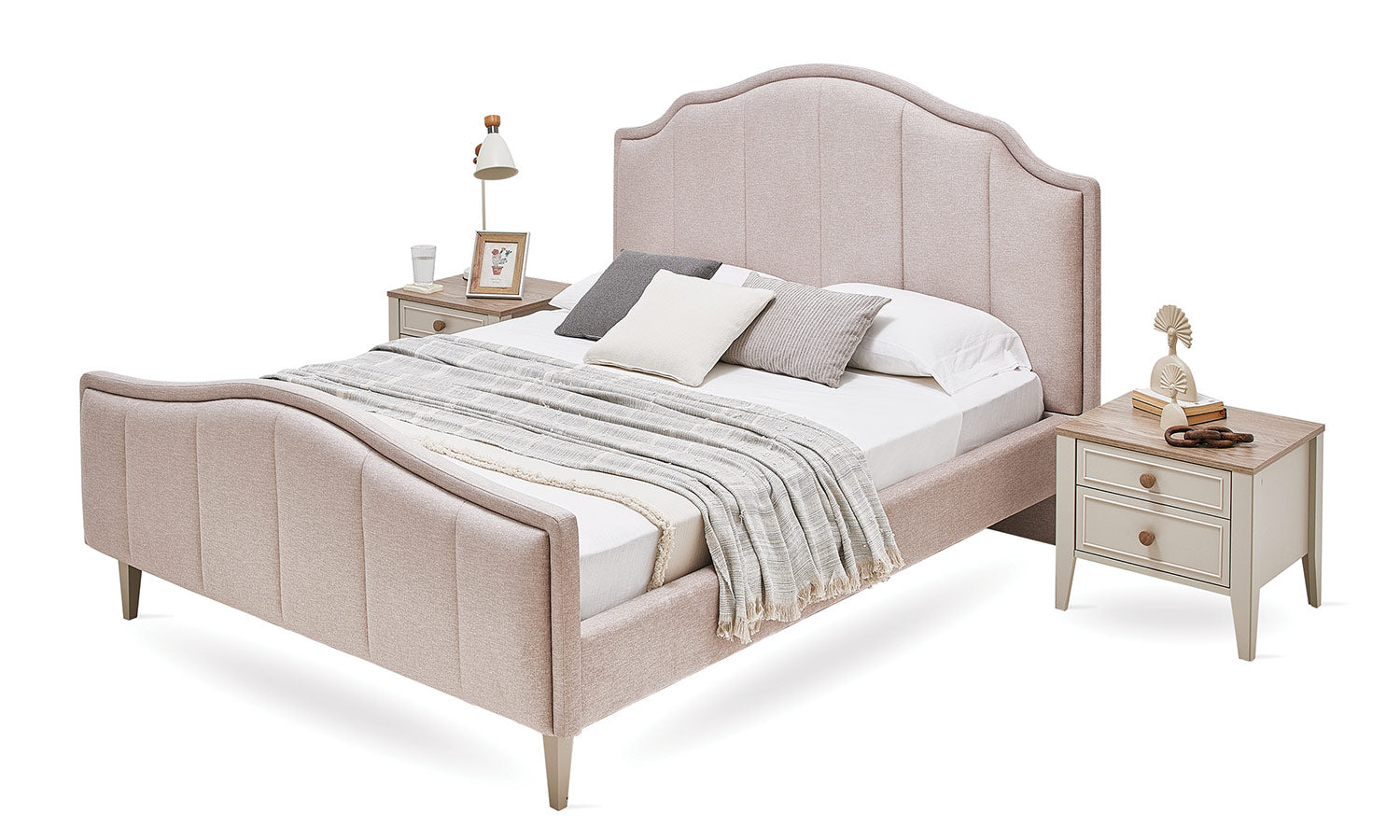 Тапицирано легло «Rio» с допълнителна предна табла