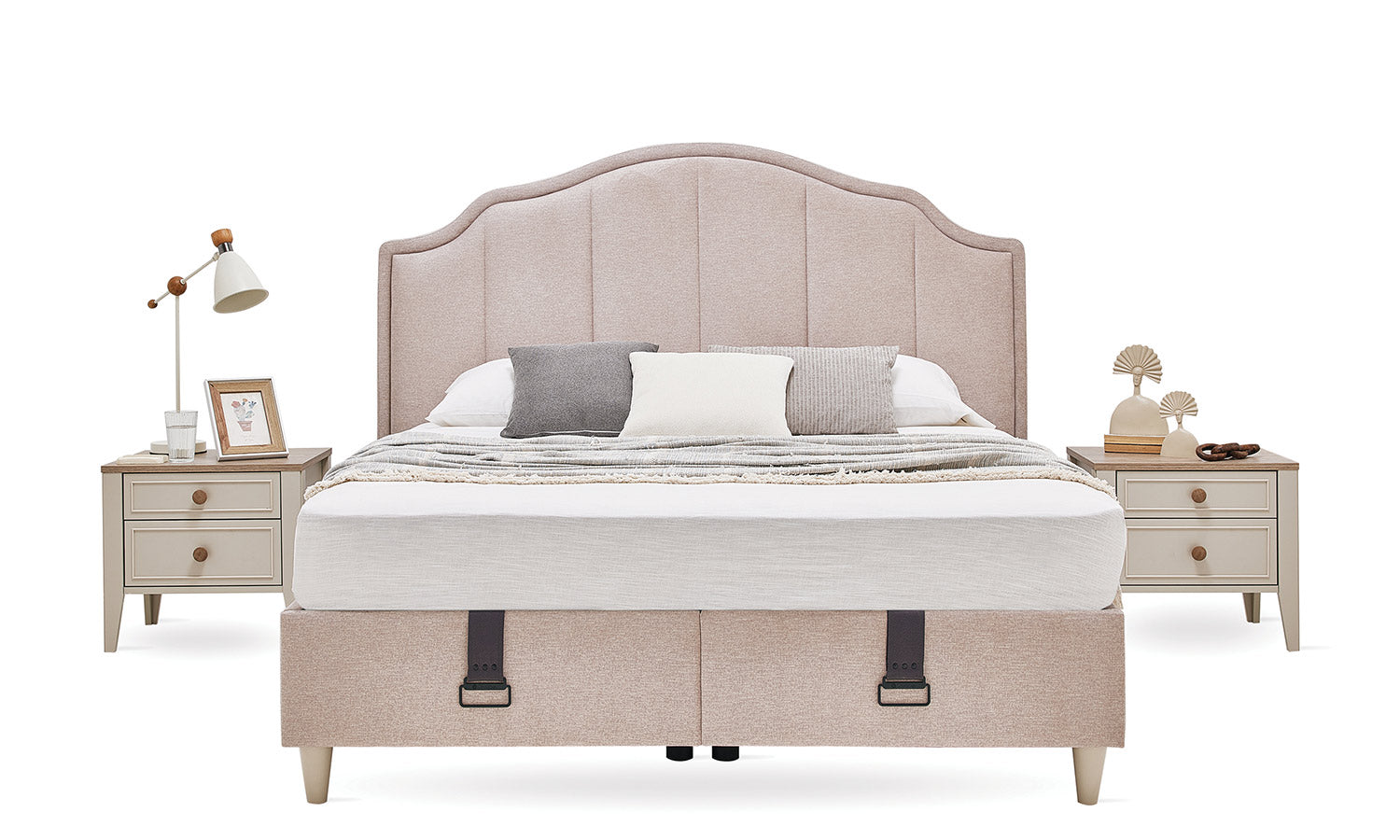 Тапицирано легло «Rio» с място за съхранение, повдигащ механизъм