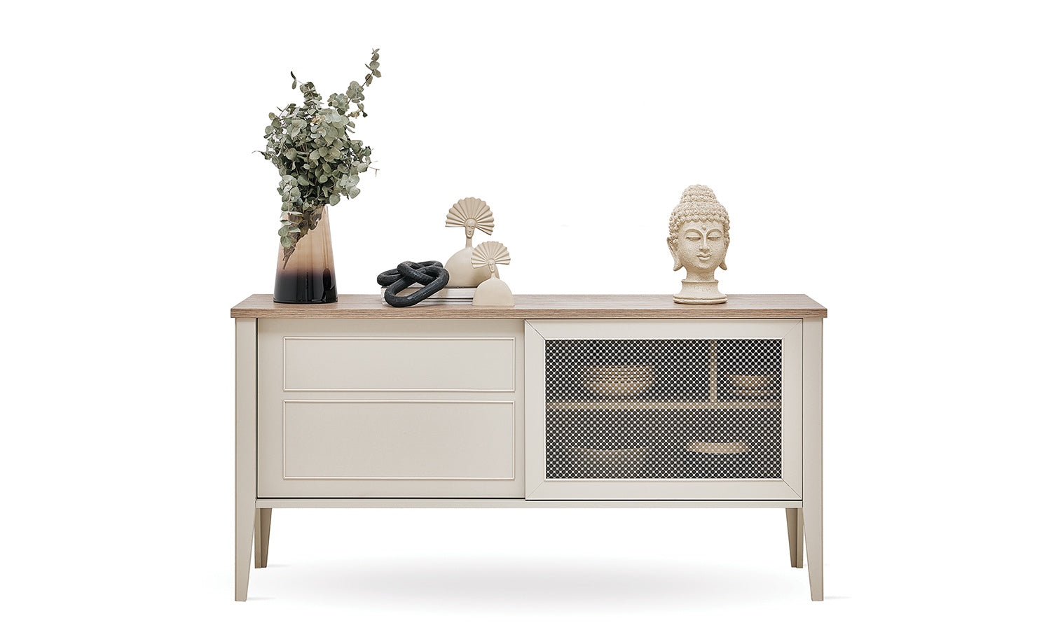 Бюфет «Rio» с плъзгащи се врати, размер 159х79х47см