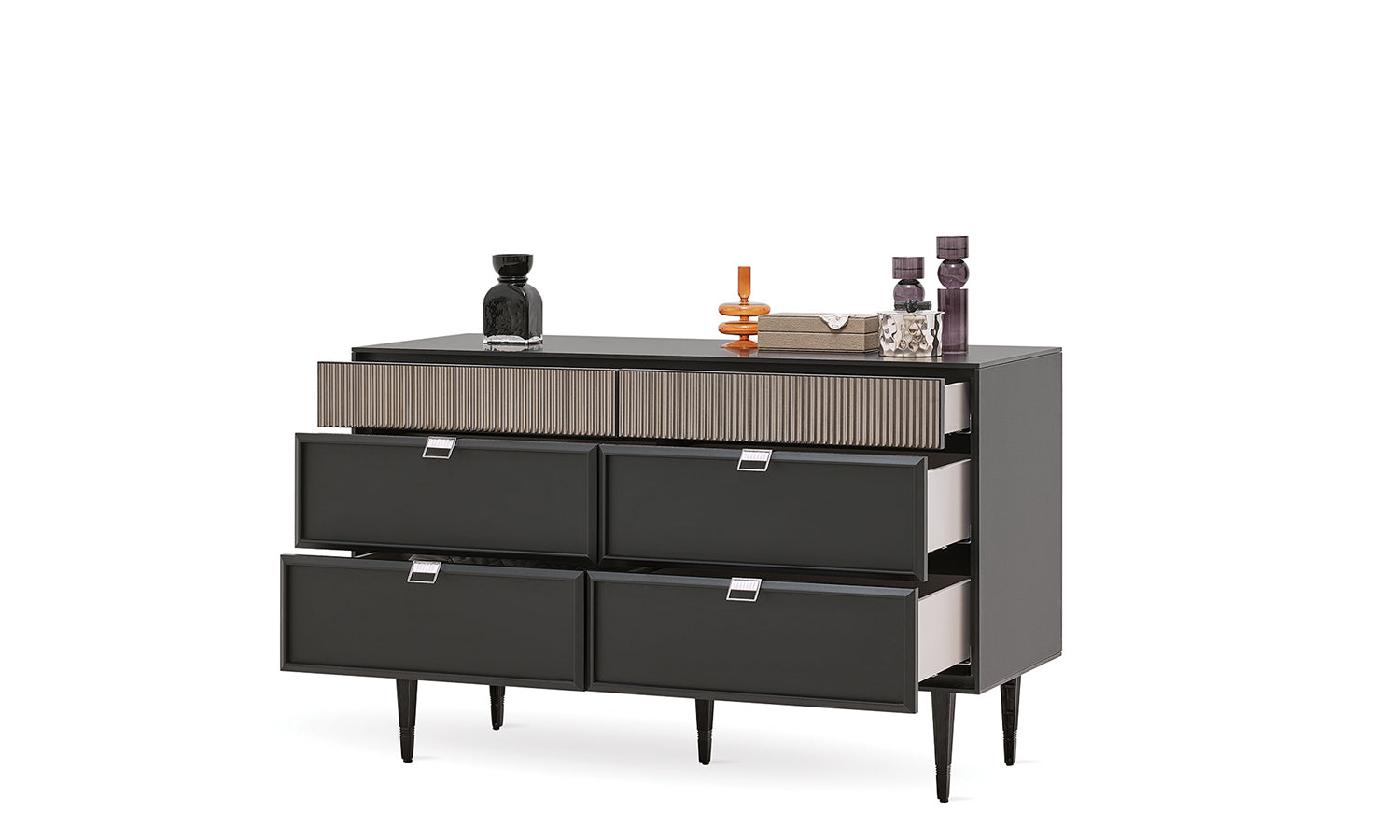 Скрин «Krista» с шест чекмеджета, размер 124х79х50см