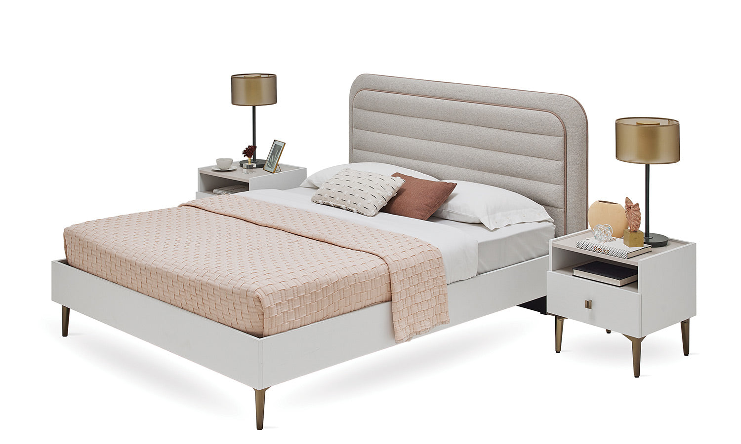 Тапицирана табла за легло «Lumina»