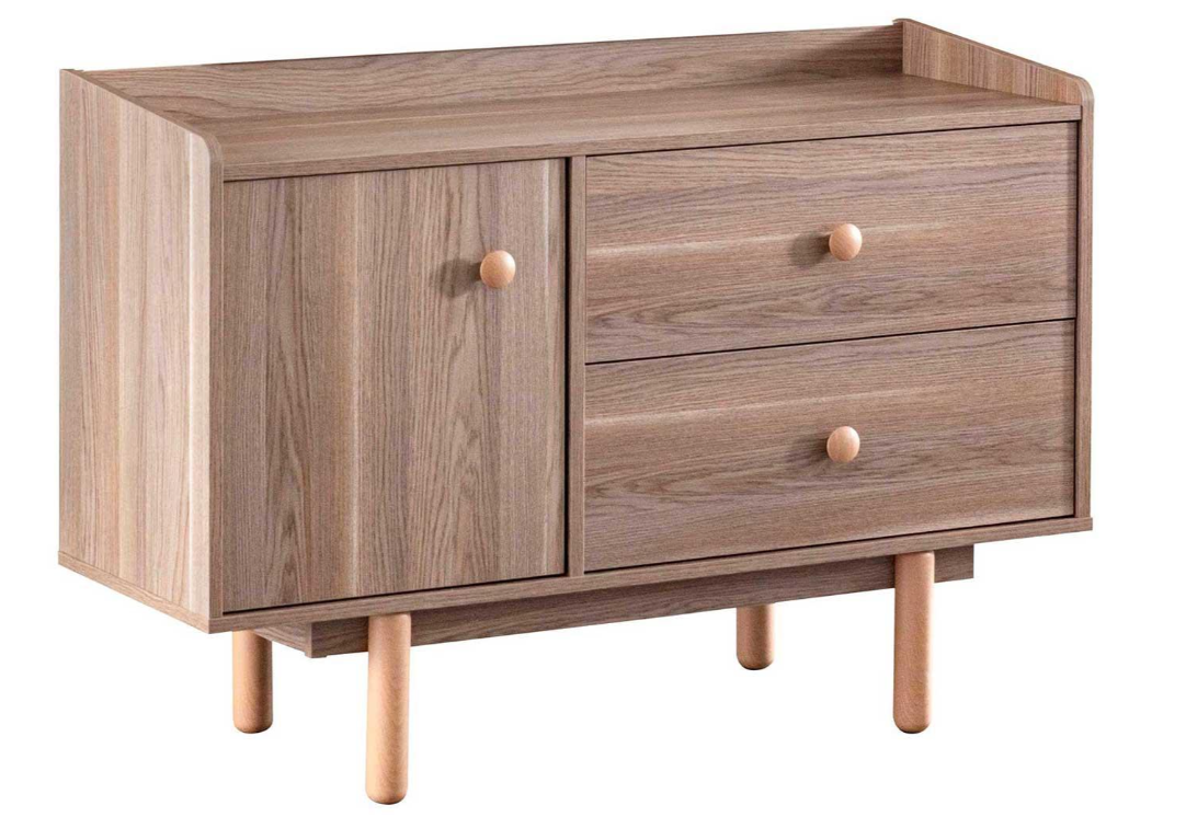 Скрин «Dolce» с две чекмеджета и шкаф, размер 123х86х45см