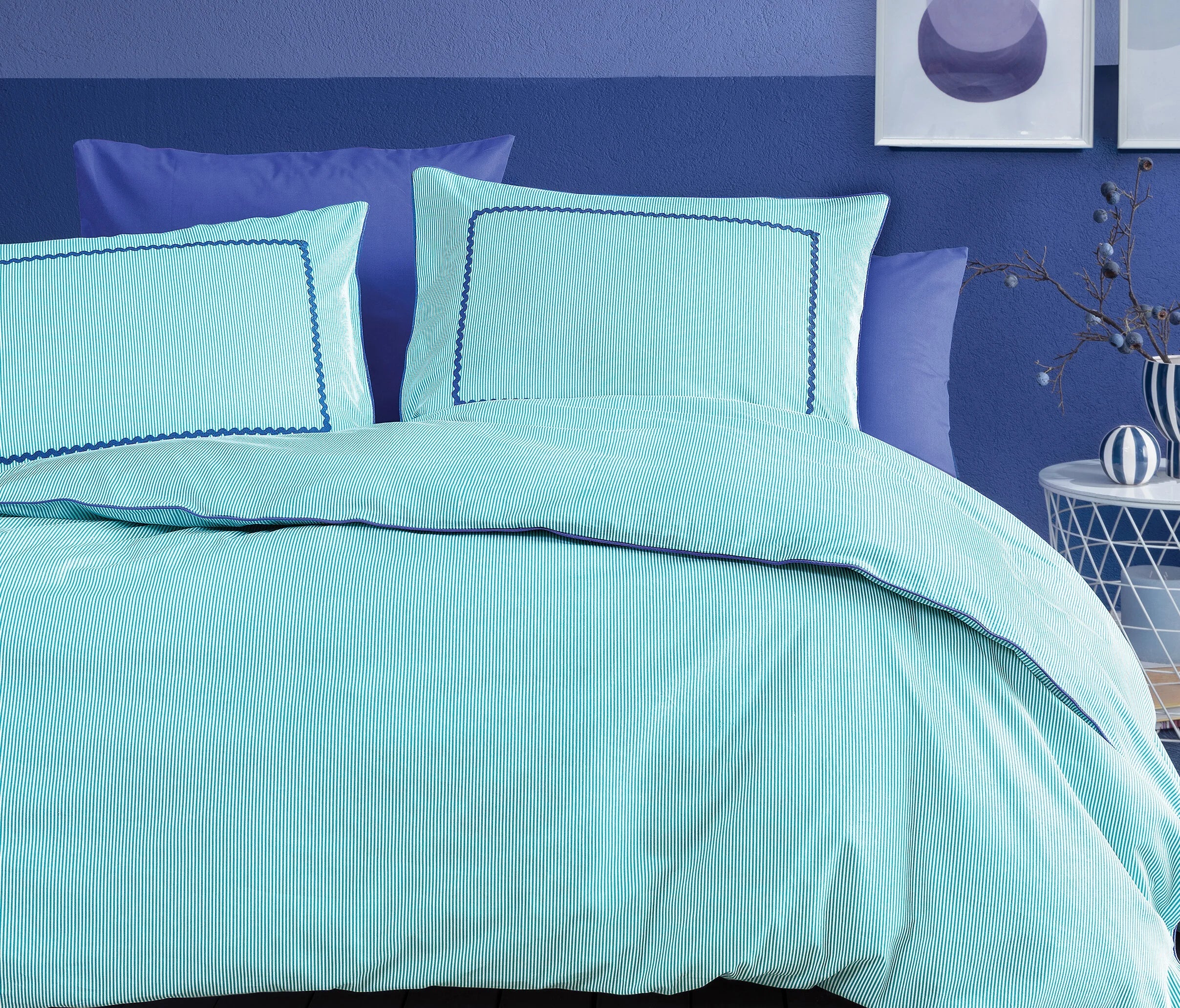 Двоен спален комплект «Terri» - 4 части, памук, ранфорс