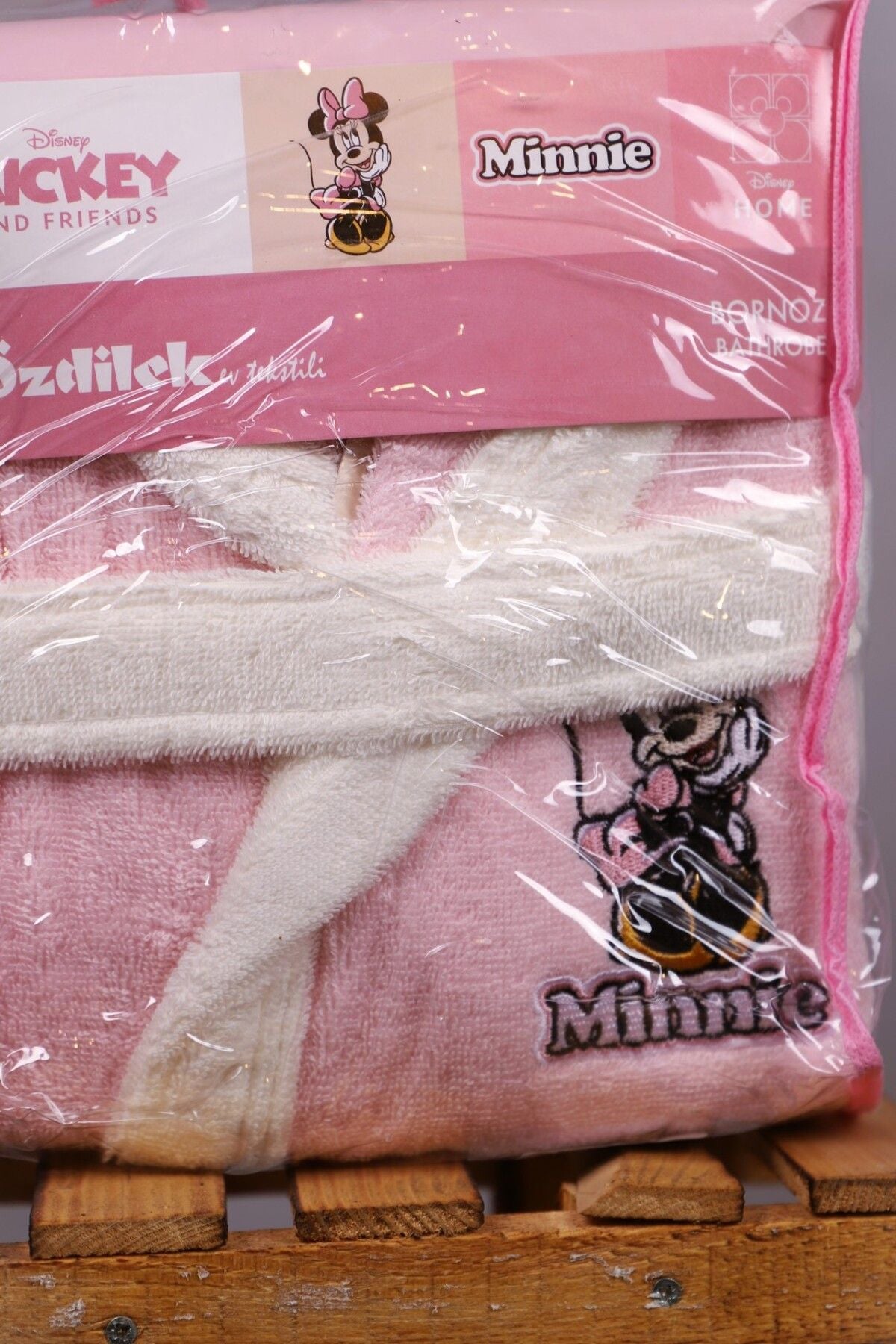 Детски халат за баня Minnie Happy Pink 11-12г.