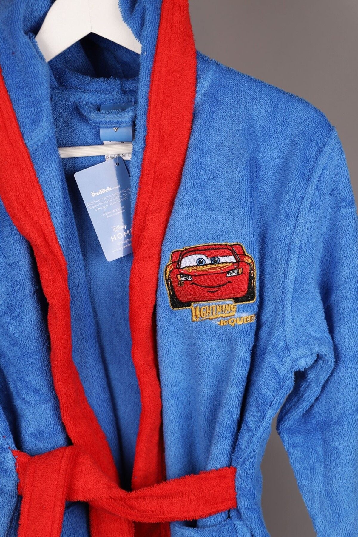 Детски халат за баня Cars Mc Queen Blue 11-12г