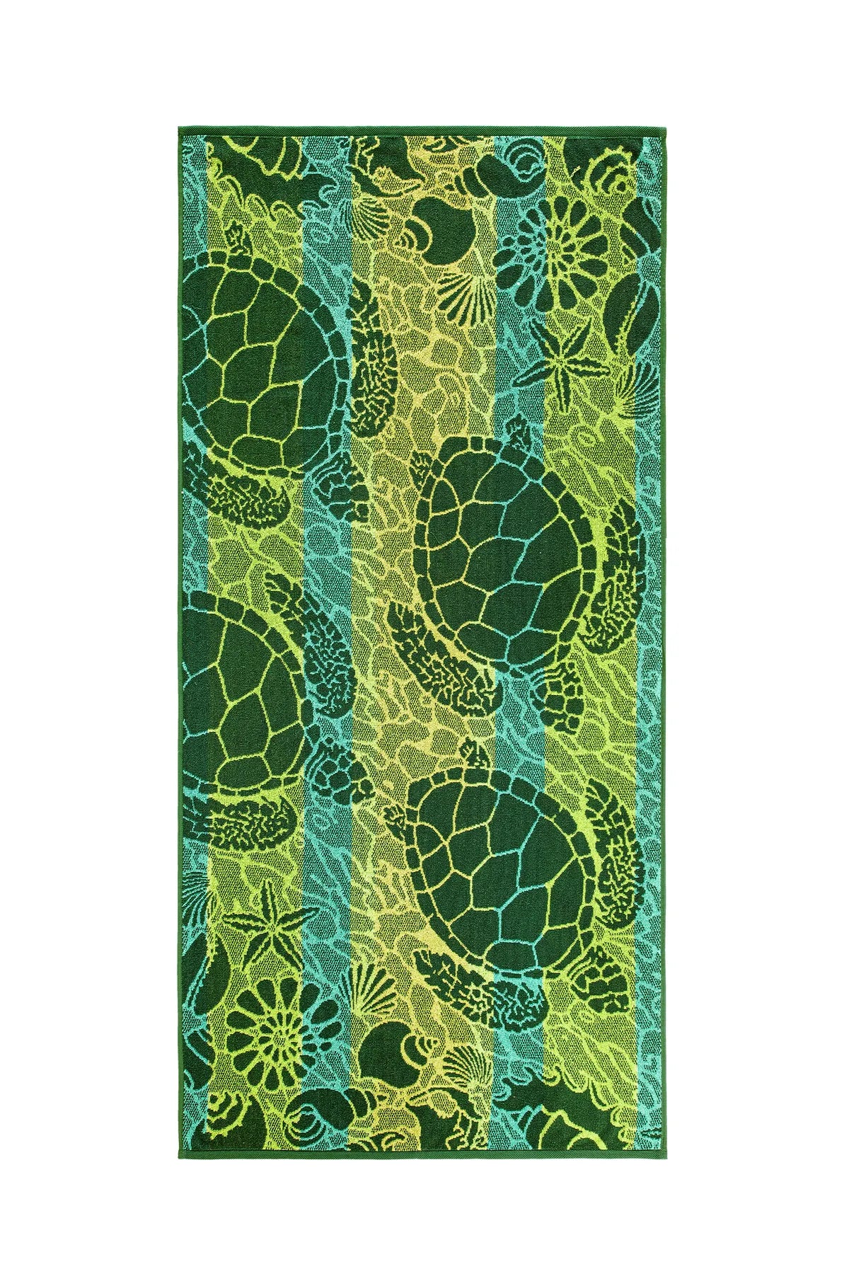 Плажна хавлия «Nice Swimming Turteles» памук, кадифе, размер 70х150см