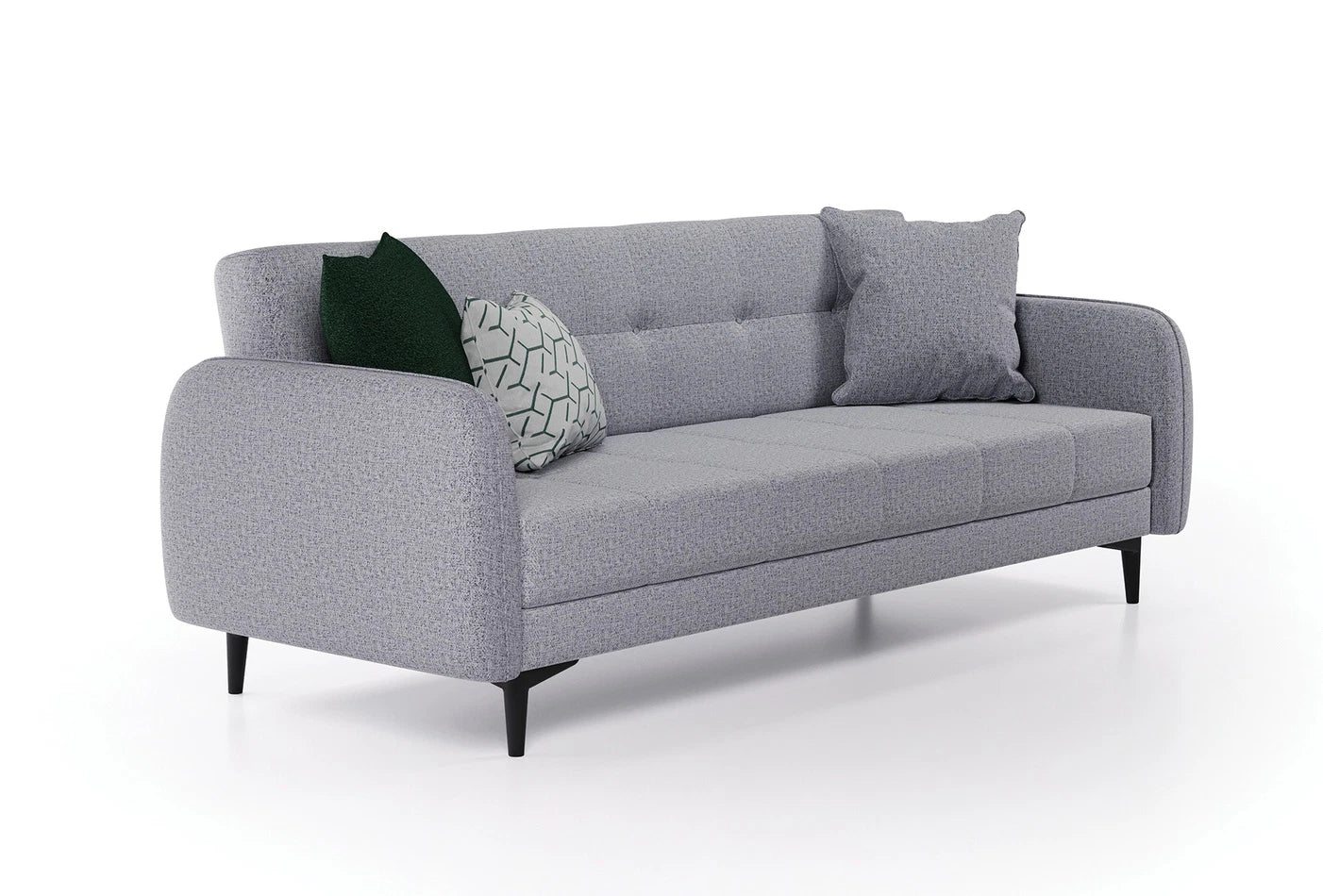 Триместен разтегателен диван «Romina» + 3 декоративни възглавници, ширина 210см