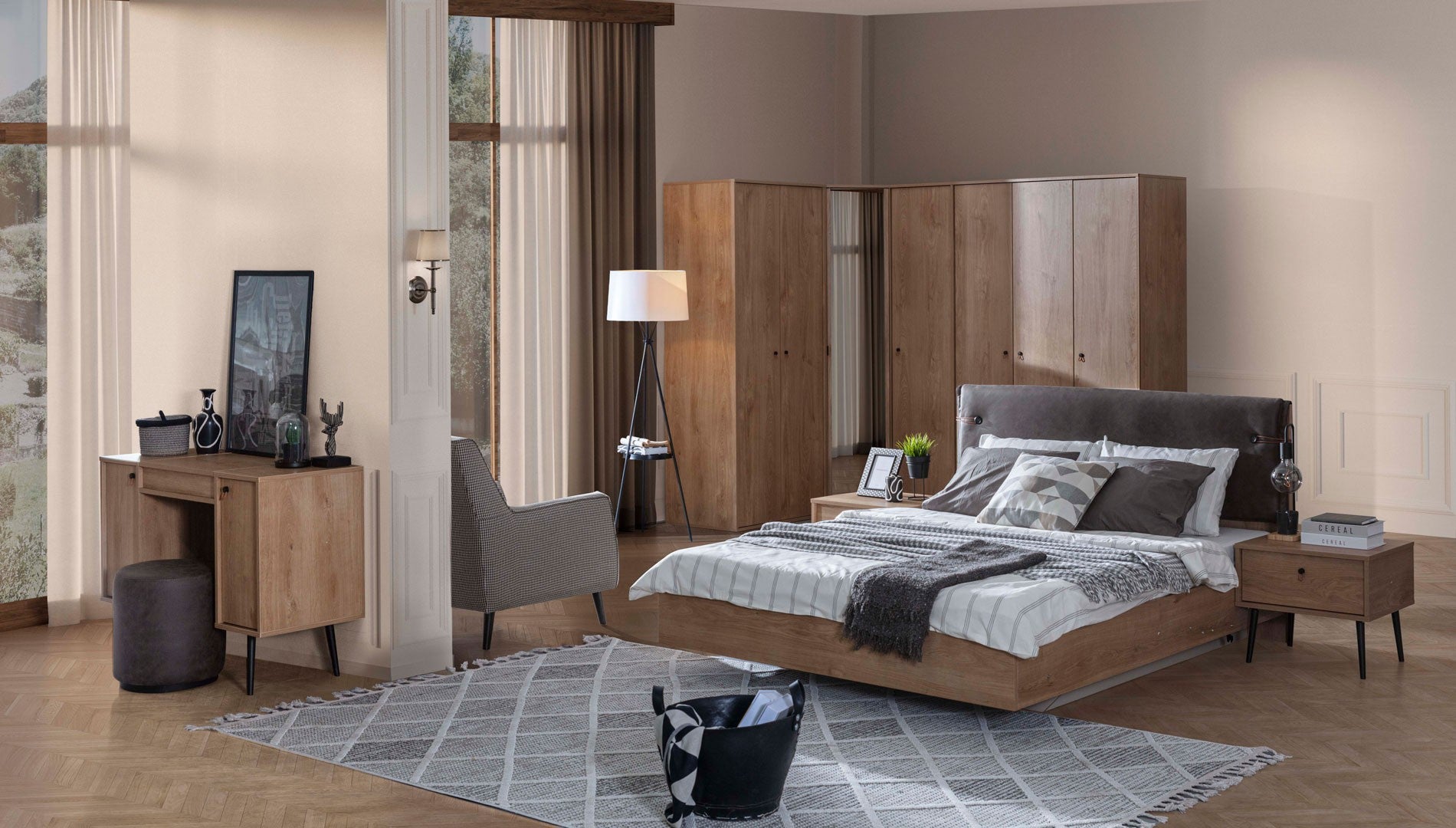 Легло «Plus» с място за съхранение, повдигащ механизъм