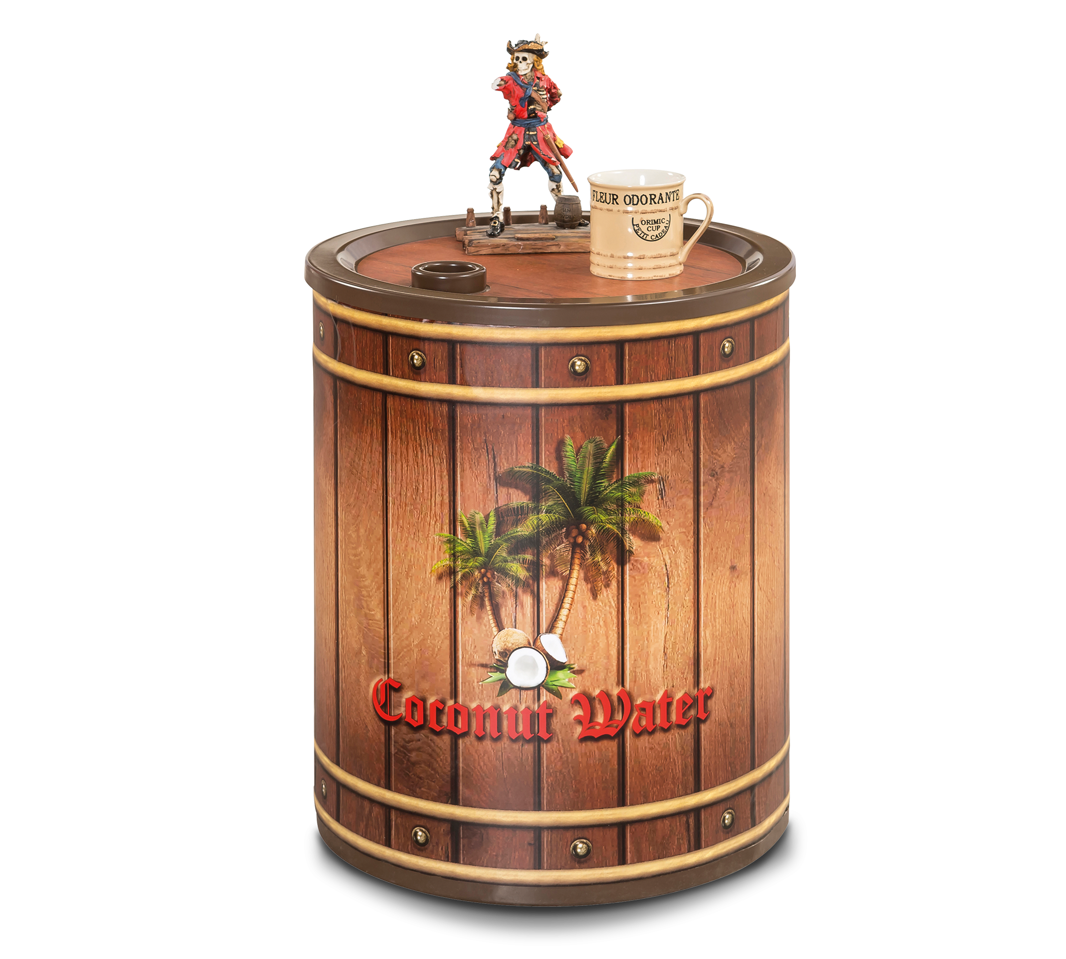 Нощно шкафче «Pirate Gallon» с място за съхранение, размер 41х49х41см