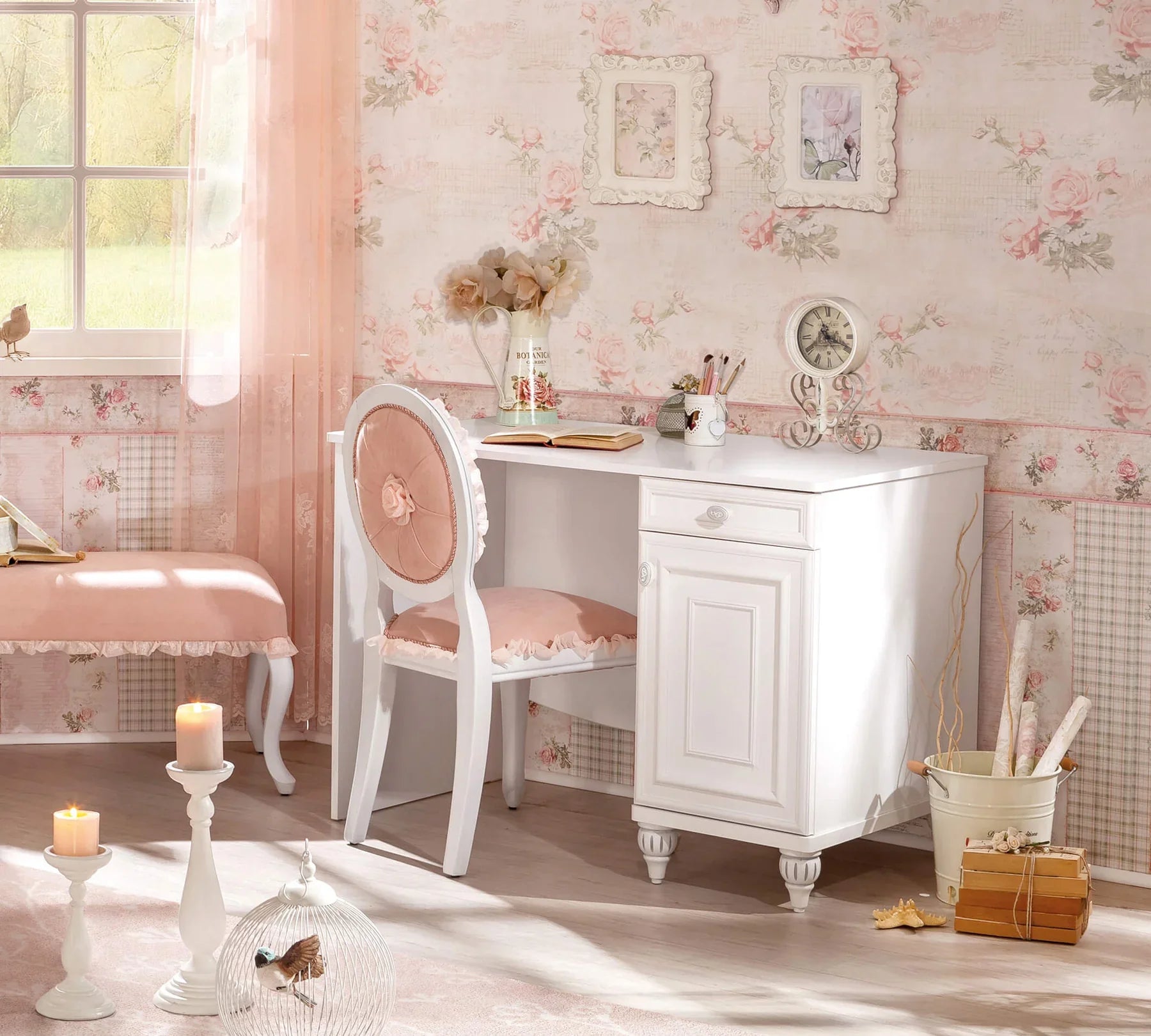 Бюро «Romantica» с размер 106x75x61