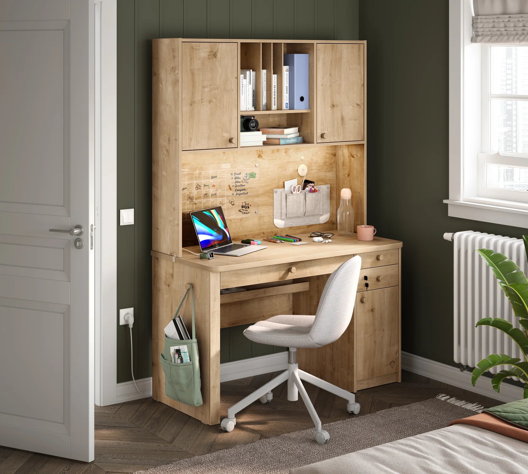 Надстройка за бюро «Mocha» + USB зарядна станция