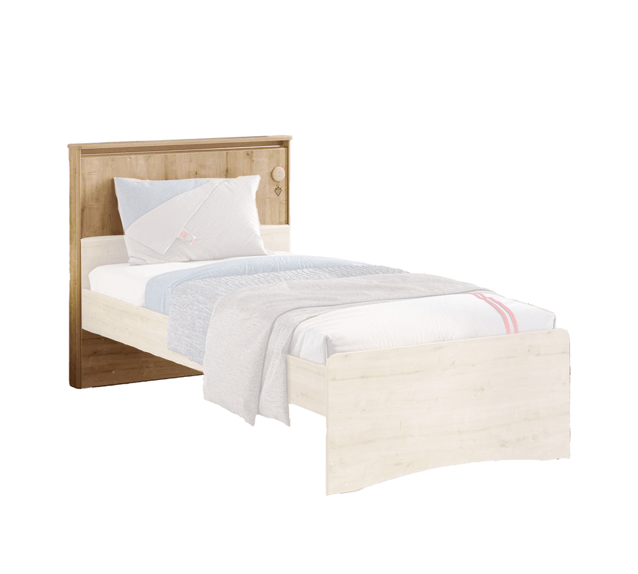 Табла за легло «Mocha» с USB зарядна станция, размер 120см